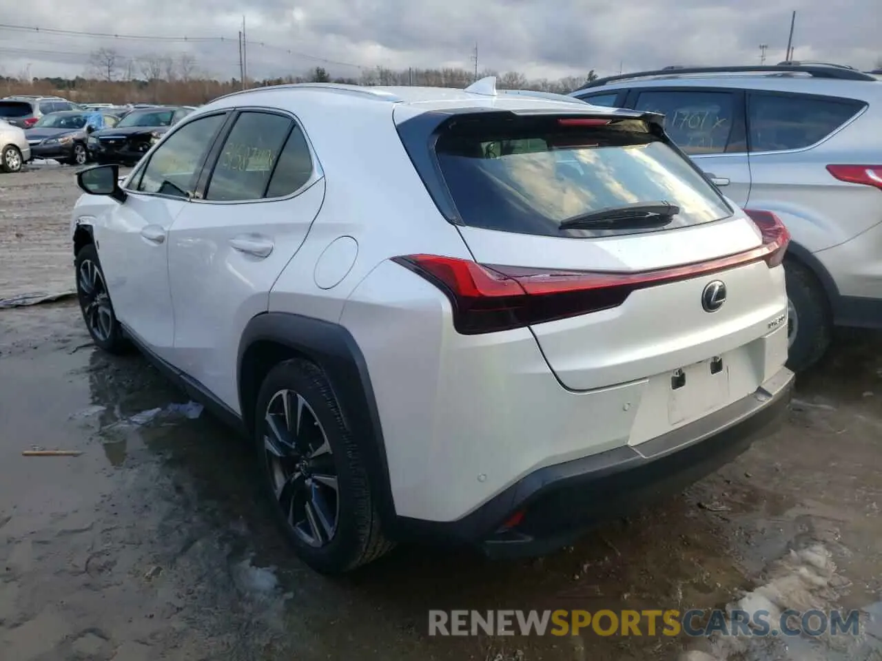 3 fotografías del automóvil dañado JTHY3JBHXK2016490 LEXUS UX 200 2019