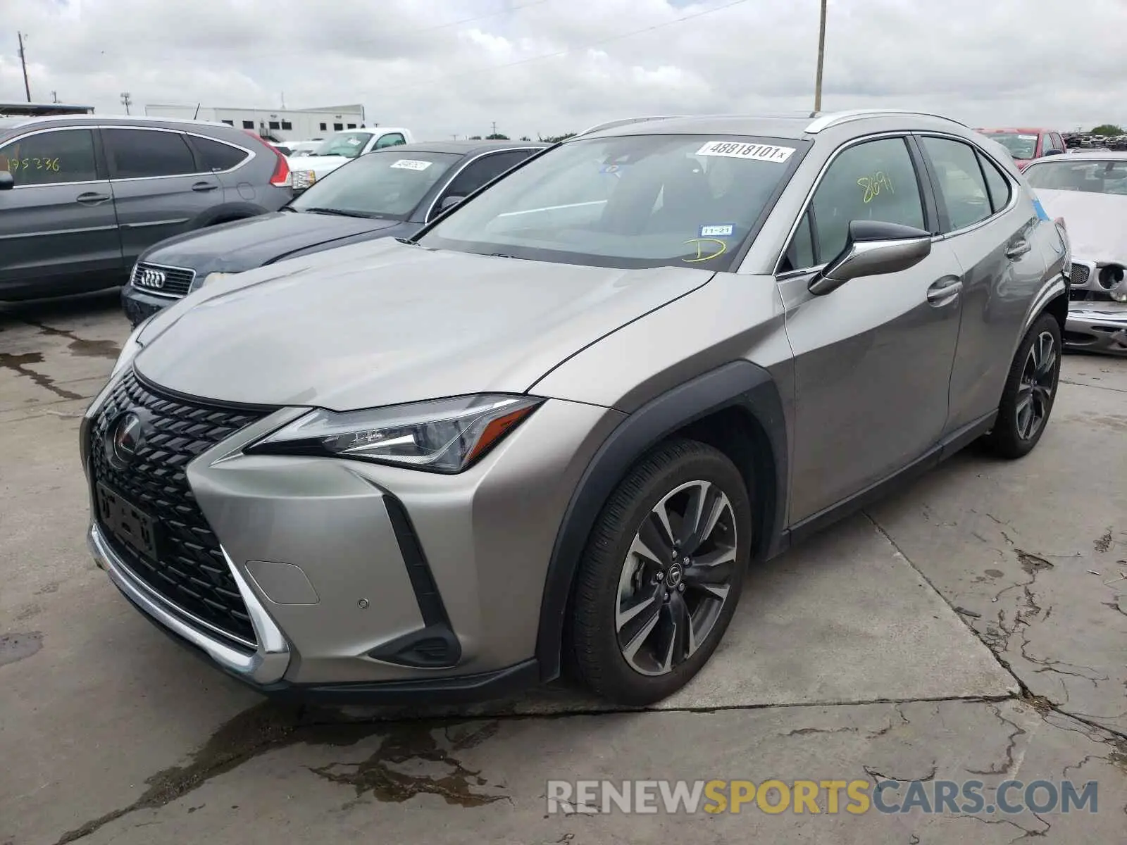 2 fotografías del automóvil dañado JTHY3JBHXK2018319 LEXUS UX 200 2019