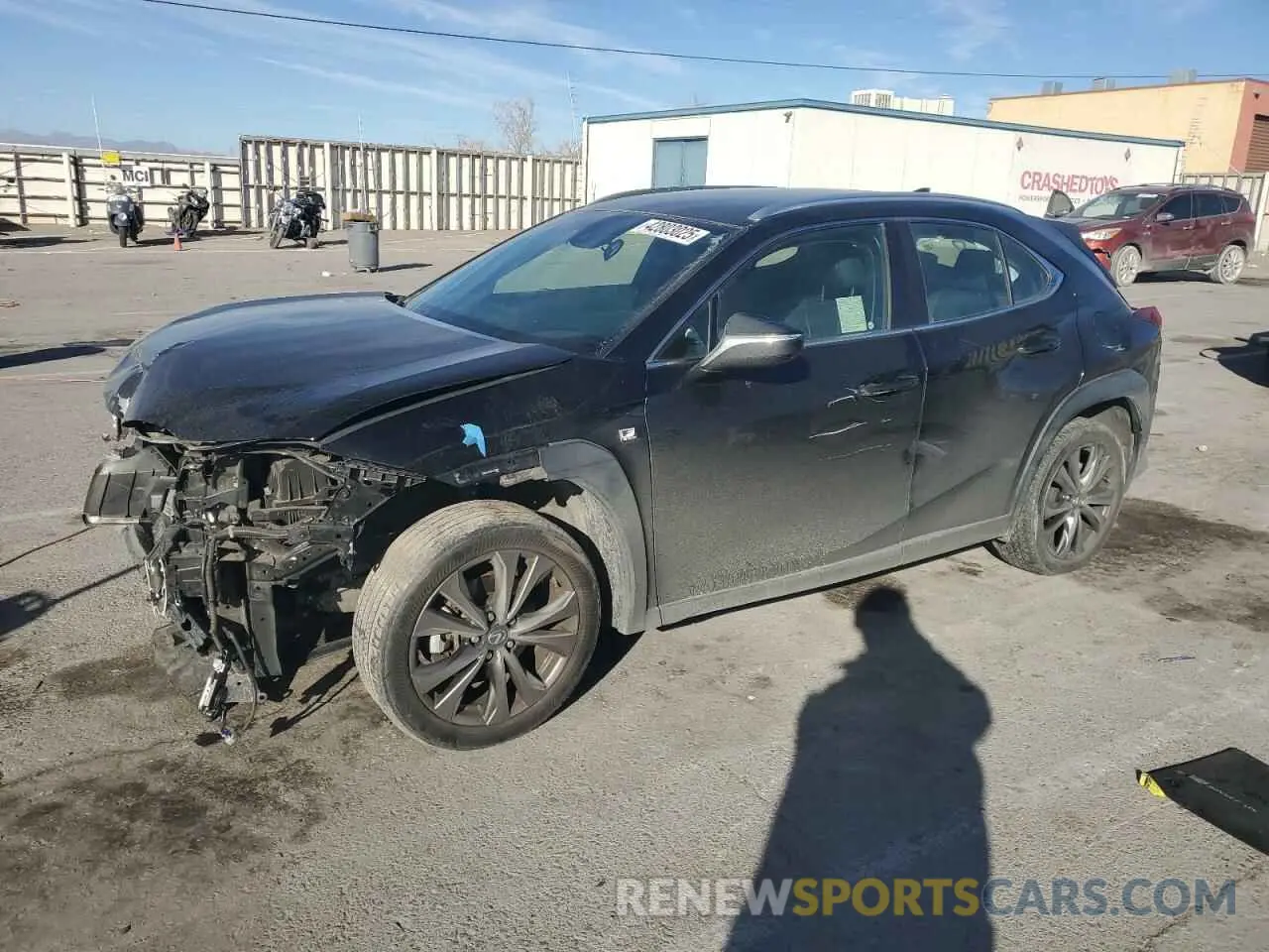 1 fotografías del automóvil dañado JTHE3JBH7L2029444 LEXUS UX 200 2020