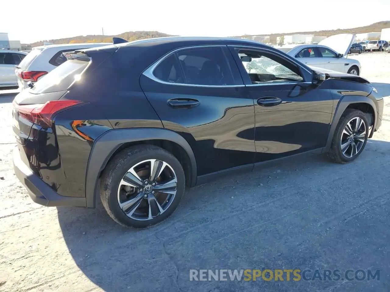 3 fotografías del automóvil dañado JTHP3JBH3L2021253 LEXUS UX 200 2020