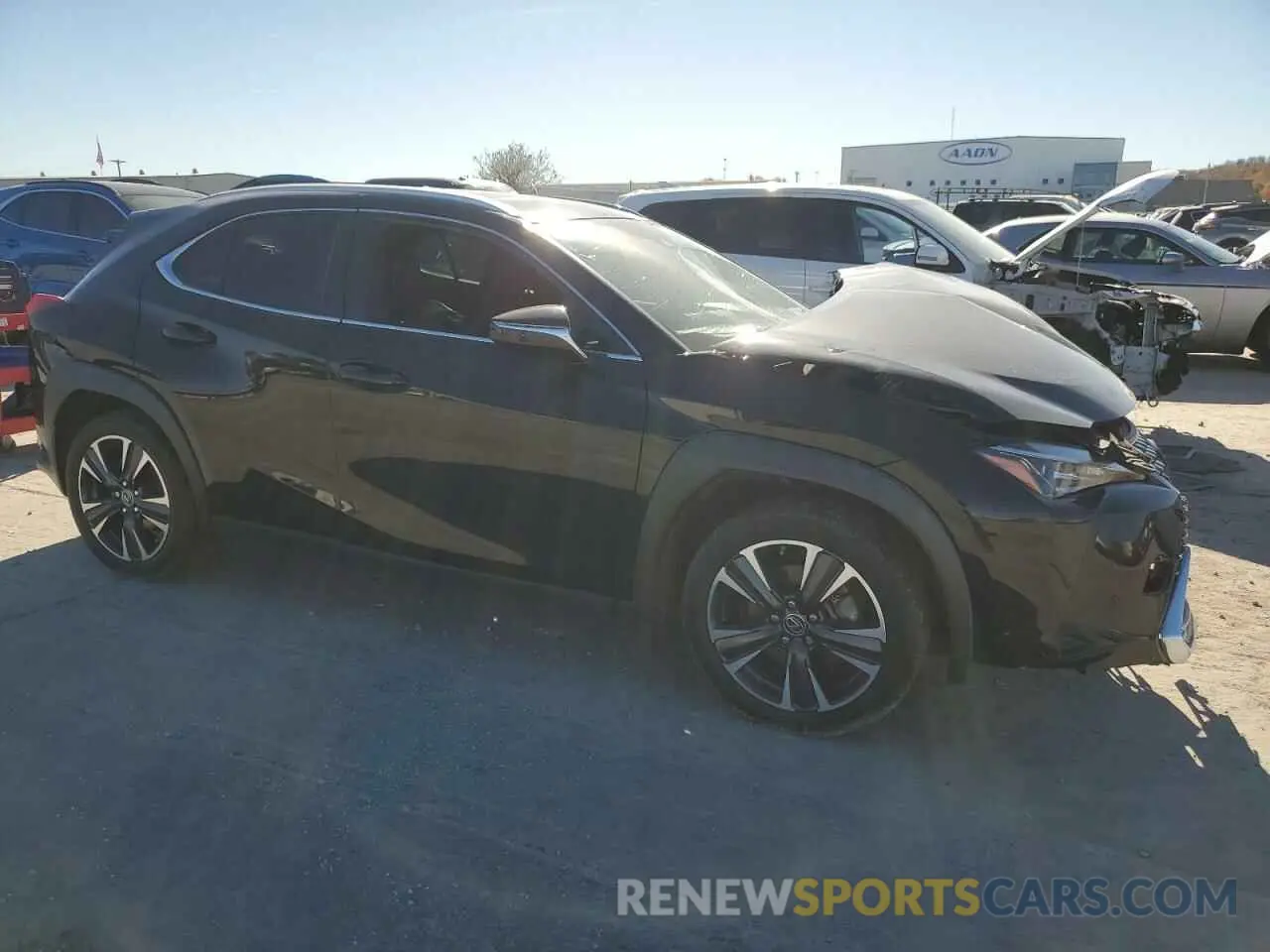 4 fotografías del automóvil dañado JTHP3JBH3L2021253 LEXUS UX 200 2020