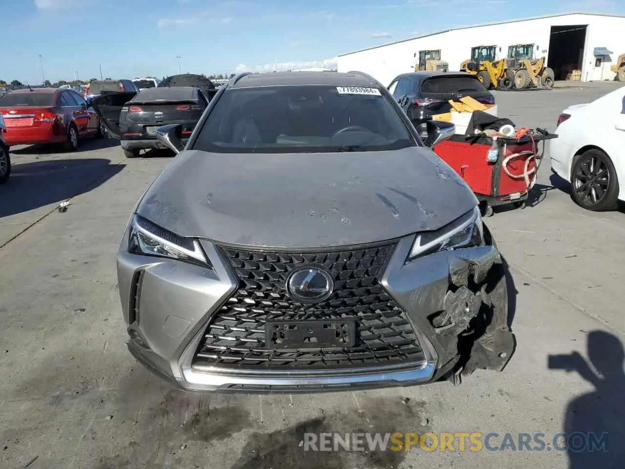 5 fotografías del automóvil dañado JTHP3JBH9L2026618 LEXUS UX 200 2020
