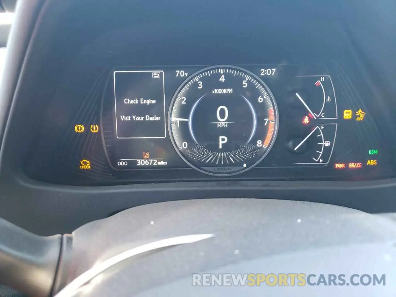 9 fotografías del automóvil dañado JTHP3JBH9L2026618 LEXUS UX 200 2020
