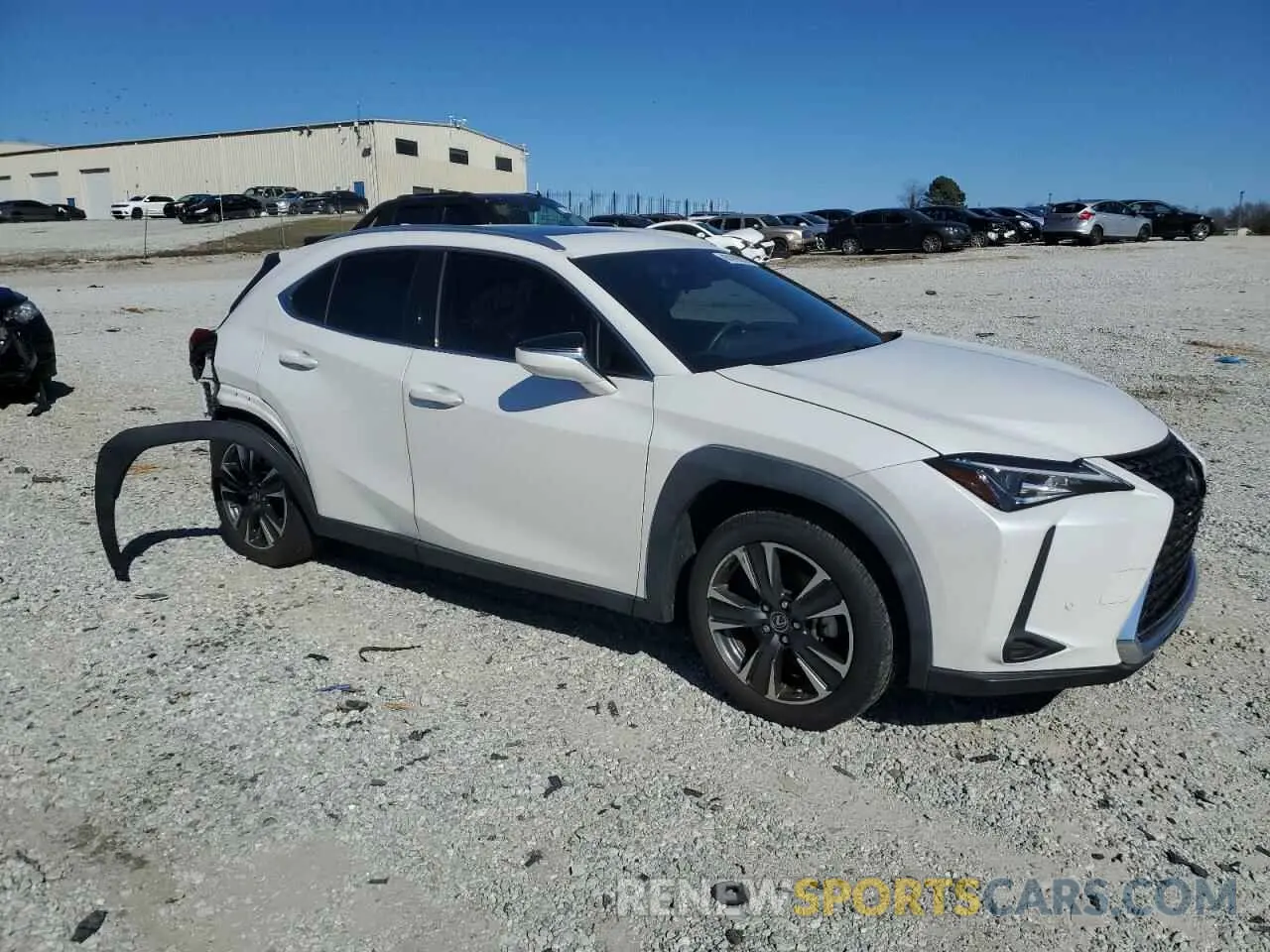 4 fotografías del automóvil dañado JTHX3JBH1L2022417 LEXUS UX 200 2020