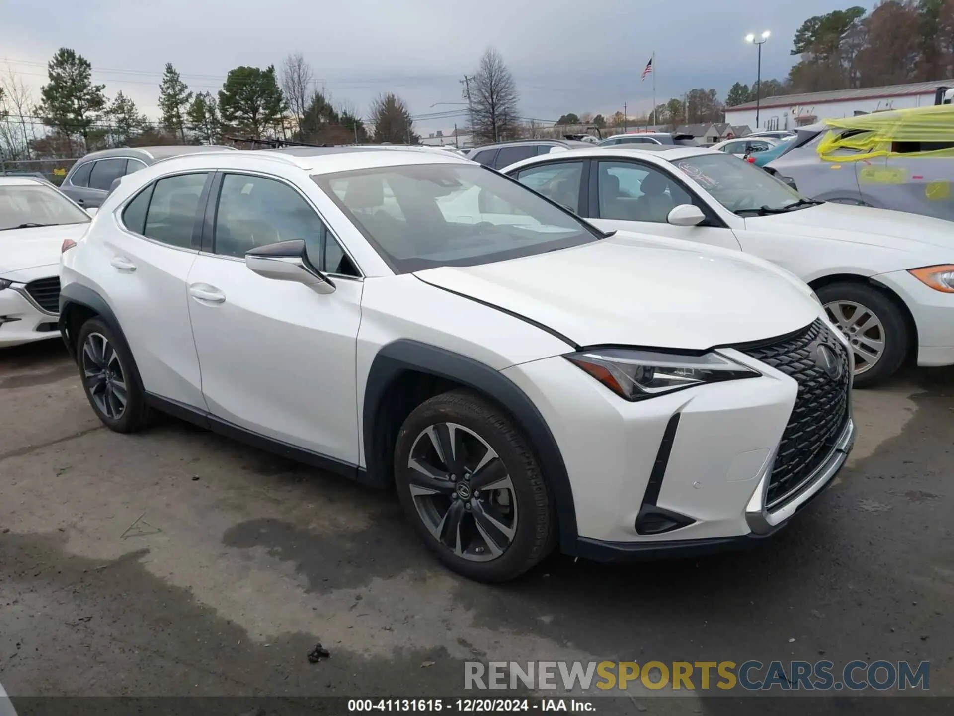 13 fotografías del automóvil dañado JTHX3JBH1L2030114 LEXUS UX 200 2020