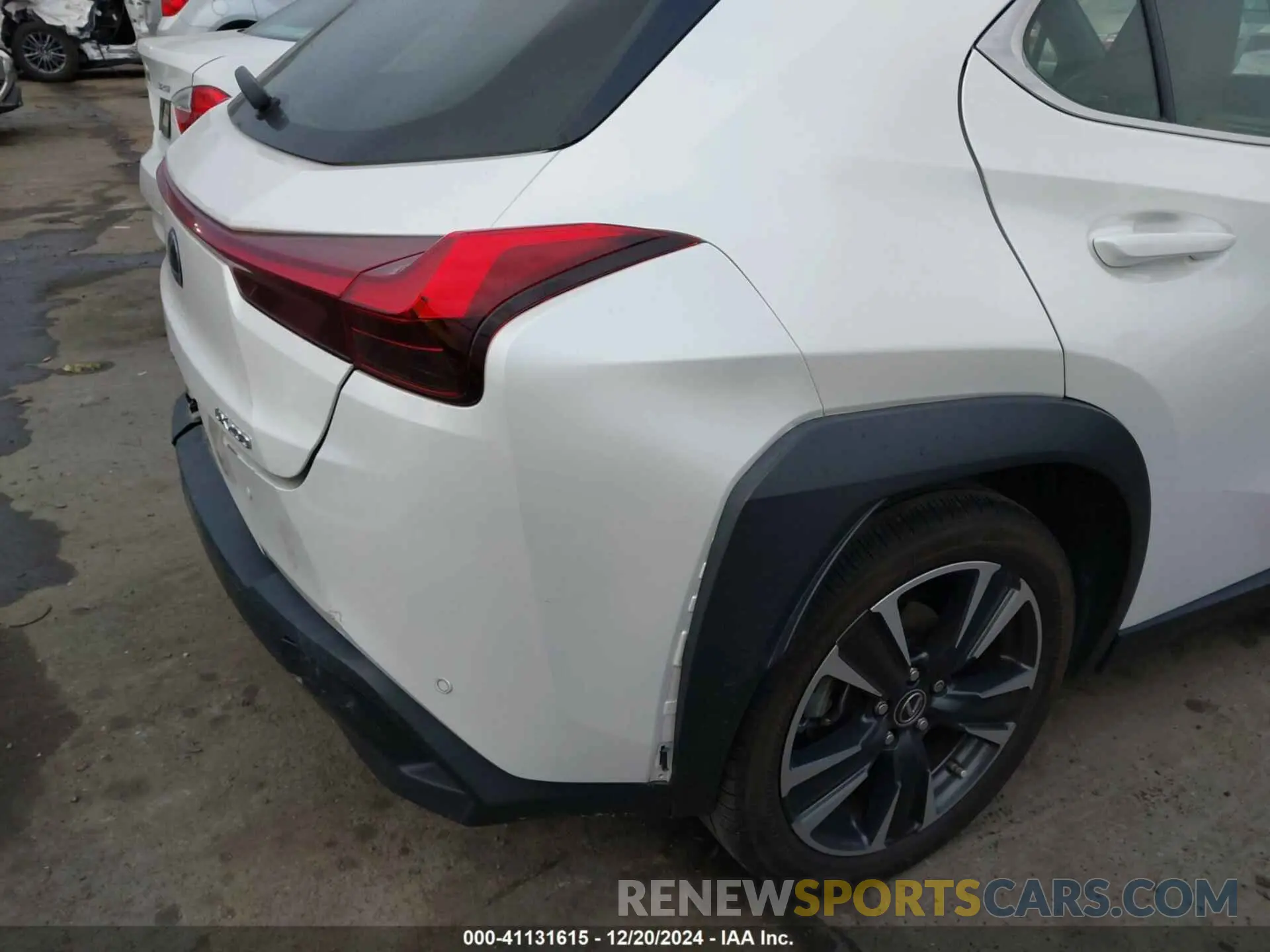 6 fotografías del automóvil dañado JTHX3JBH1L2030114 LEXUS UX 200 2020
