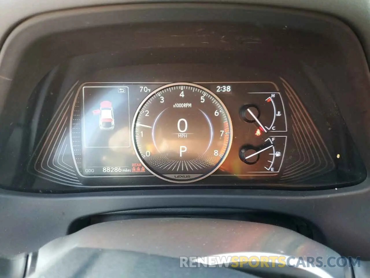 9 fotografías del automóvil dañado JTHX3JBH3L2030146 LEXUS UX 200 2020