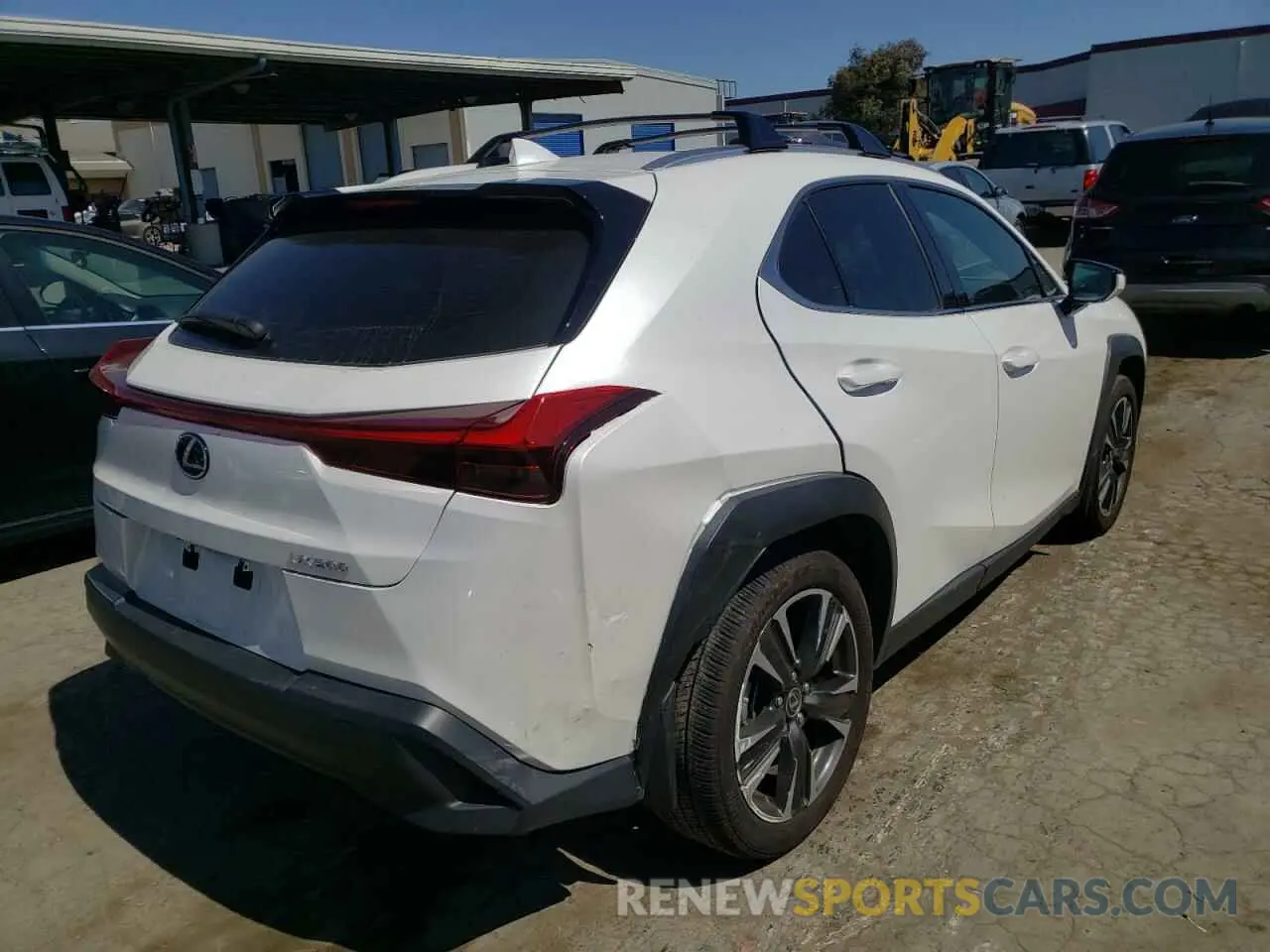 4 fotografías del automóvil dañado JTHX3JBH7L2029081 LEXUS UX 200 2020