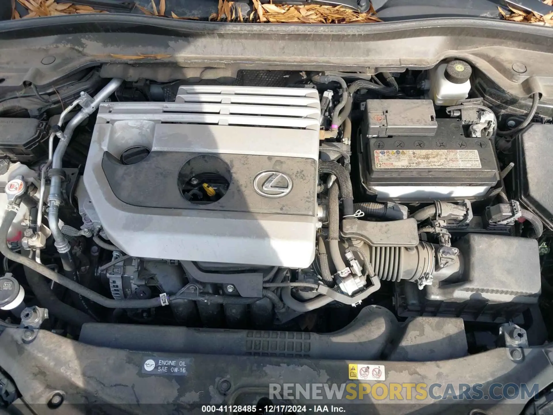 10 fotografías del automóvil dañado JTHE3JBH1M2042126 LEXUS UX 200 2021