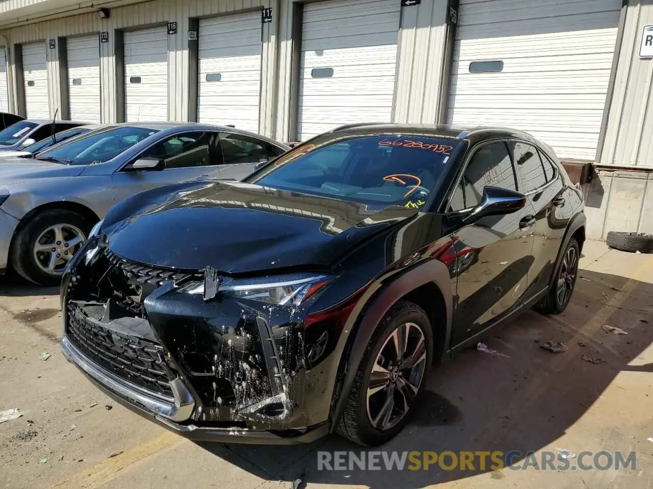 2 fotografías del automóvil dañado JTHX3JBH0M2039887 LEXUS UX 200 2021