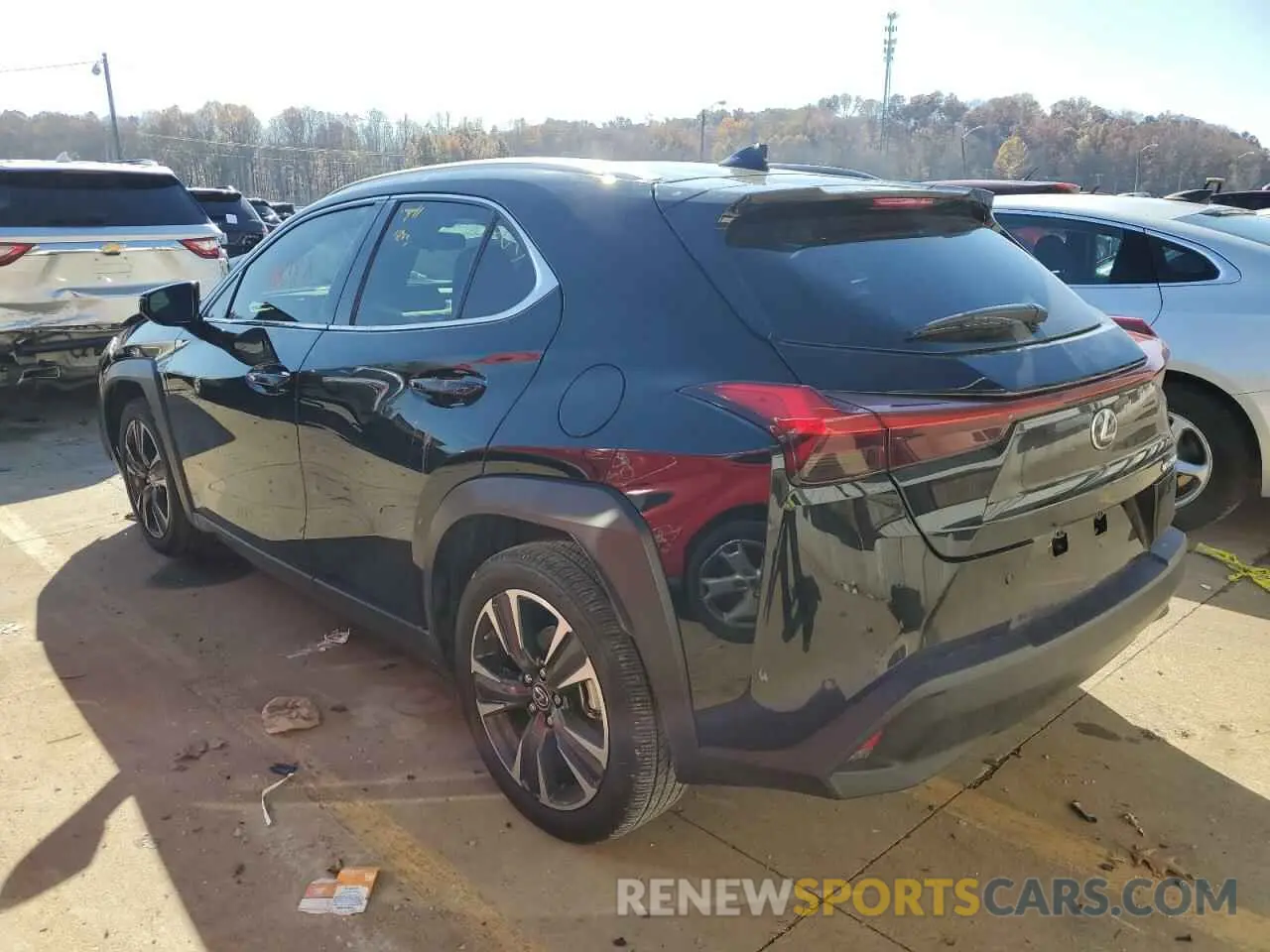 3 fotografías del automóvil dañado JTHX3JBH0M2039887 LEXUS UX 200 2021