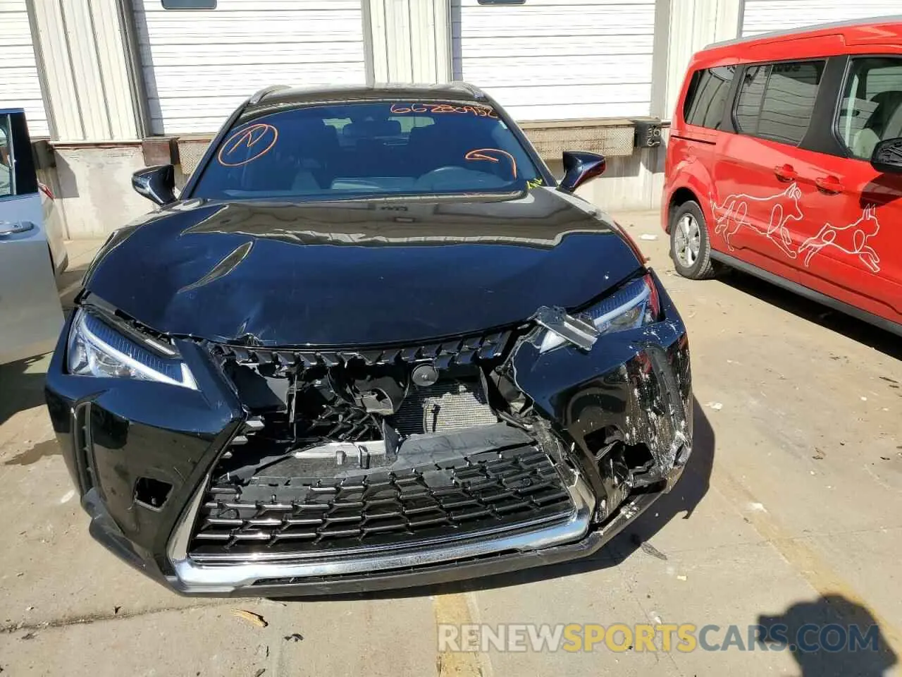 9 fotografías del automóvil dañado JTHX3JBH0M2039887 LEXUS UX 200 2021