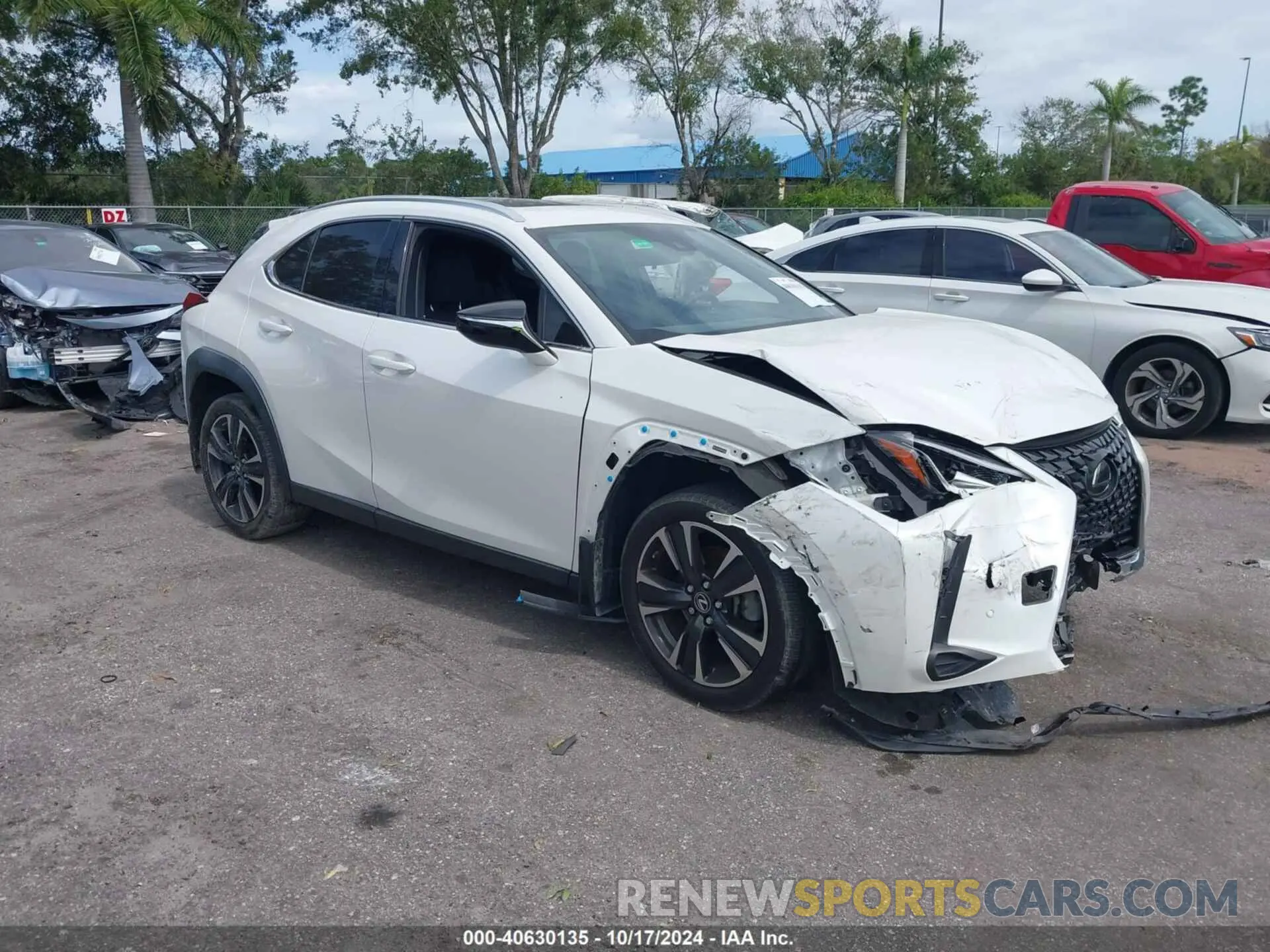 1 fotografías del automóvil dañado JTHX3JBH3M2040385 LEXUS UX 200 2021