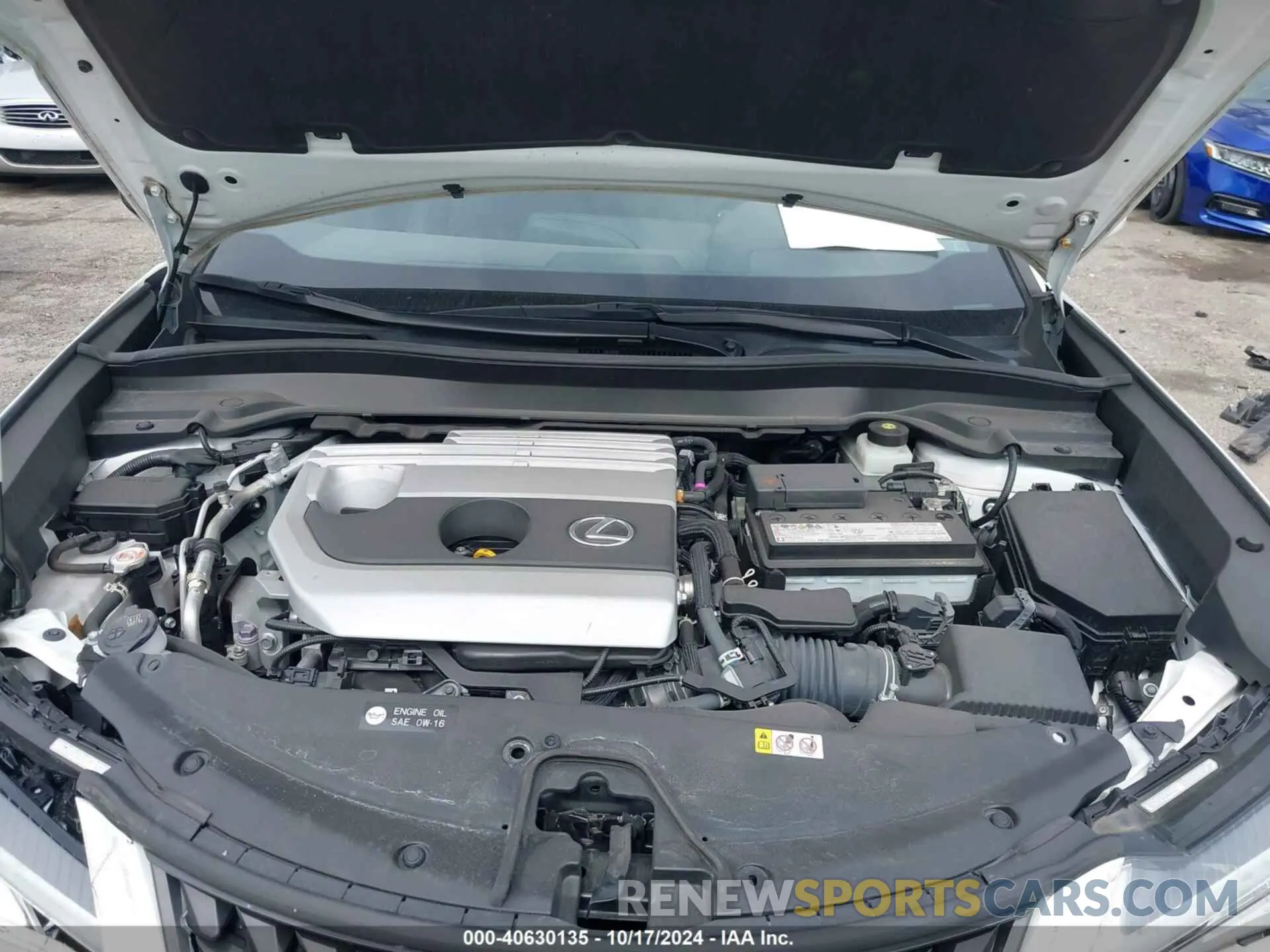 10 fotografías del automóvil dañado JTHX3JBH3M2040385 LEXUS UX 200 2021