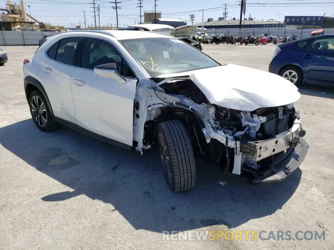 1 fotografías del automóvil dañado JTHX3JBH3M2042198 LEXUS UX 200 2021