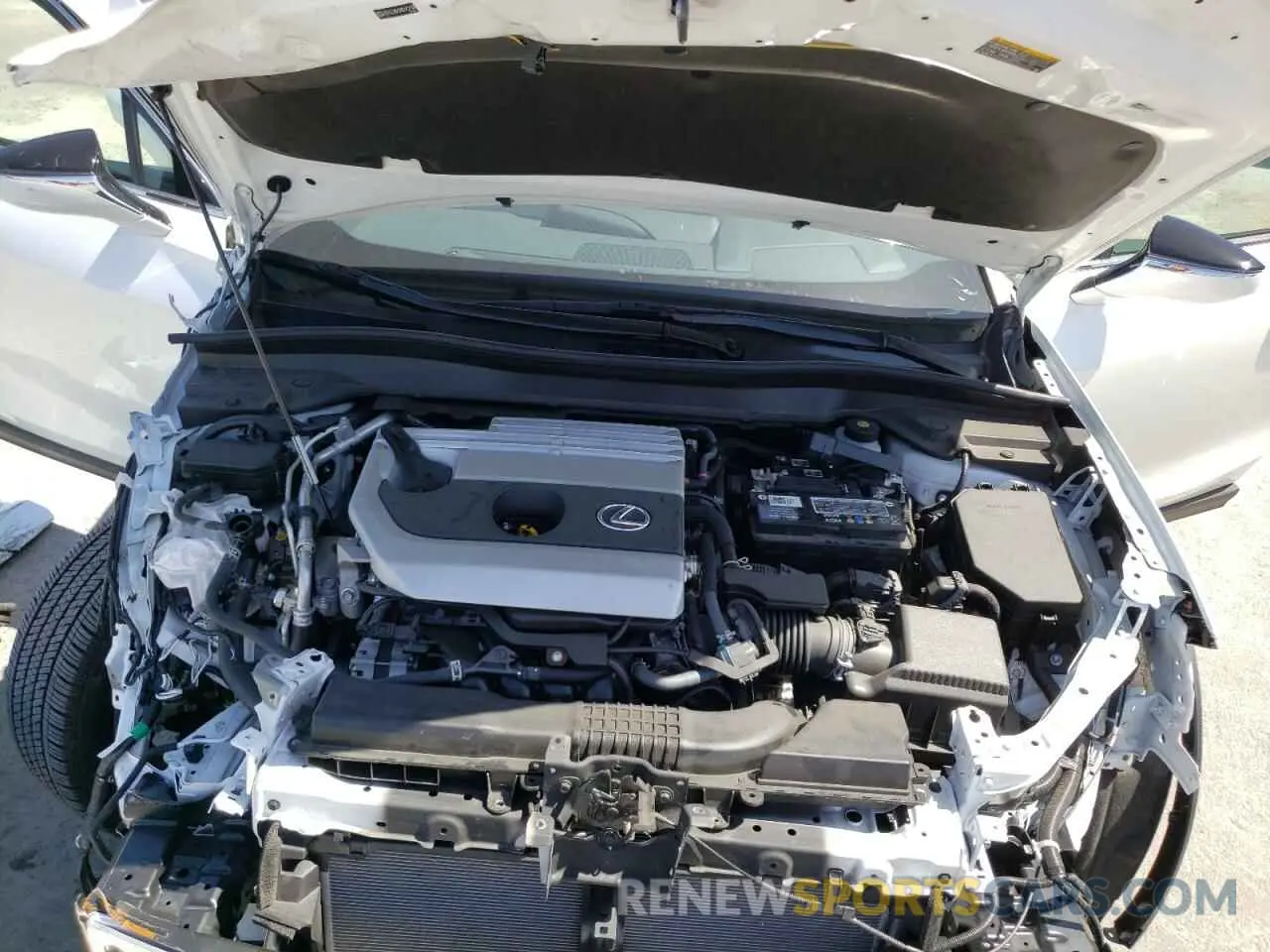 7 fotografías del automóvil dañado JTHX3JBH3M2042198 LEXUS UX 200 2021