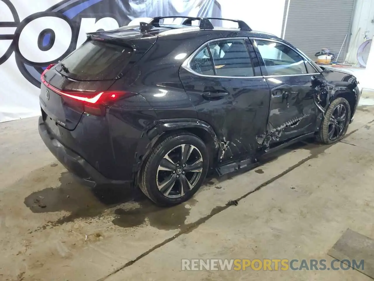 3 fotografías del automóvil dañado JTHX3JBH4M2043831 LEXUS UX 200 2021