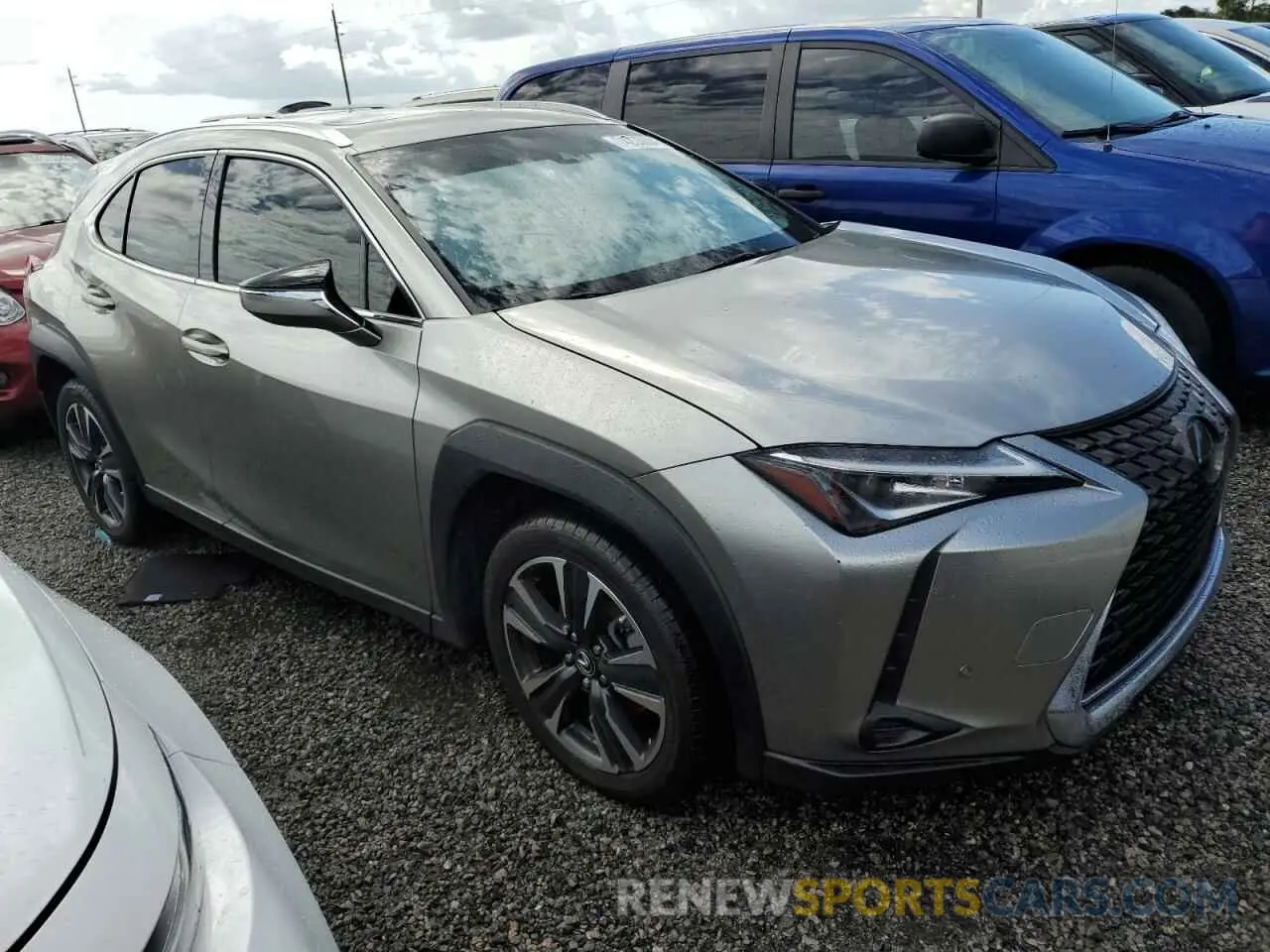 4 fotografías del automóvil dañado JTHX3JBH7M2036551 LEXUS UX 200 2021