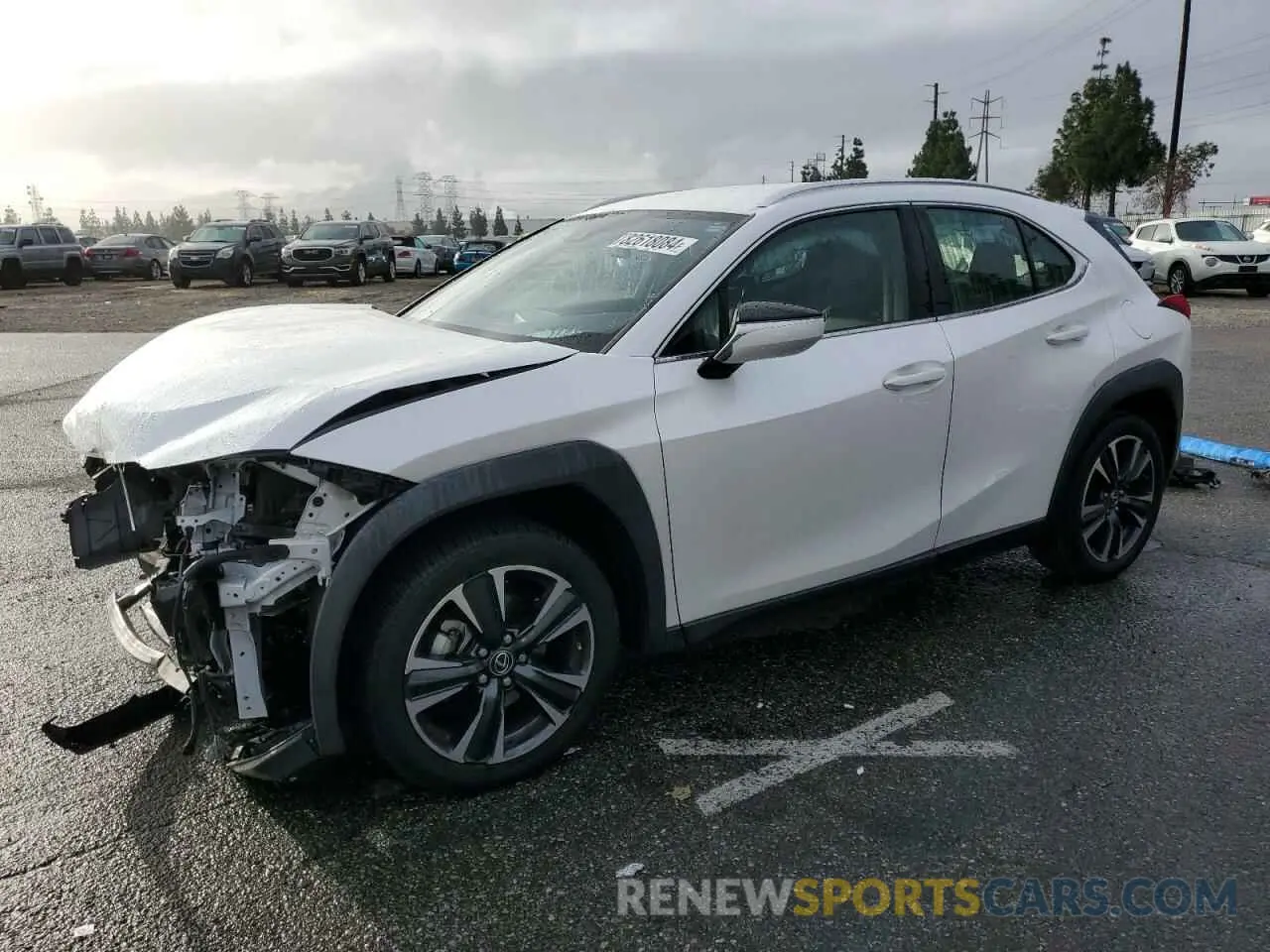 1 fotografías del automóvil dañado JTHX3JBH7M2039515 LEXUS UX 200 2021