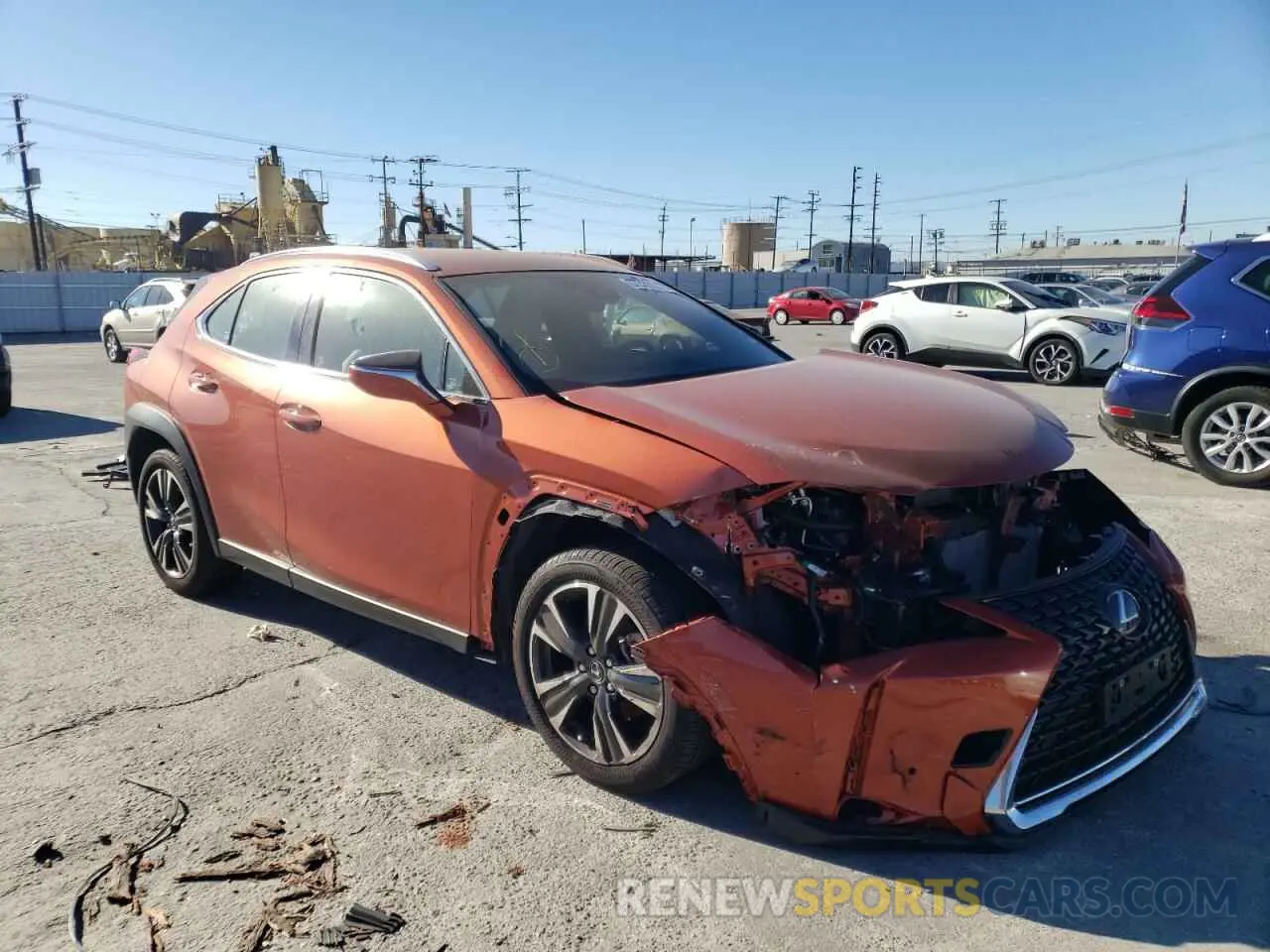 1 fotografías del automóvil dañado JTHX3JBH7M2039952 LEXUS UX 200 2021