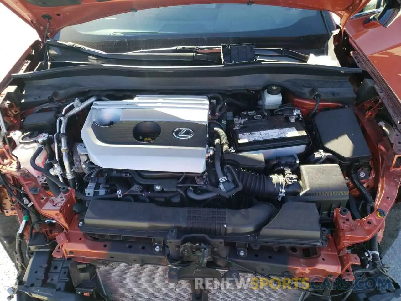 7 fotografías del automóvil dañado JTHX3JBH7M2039952 LEXUS UX 200 2021