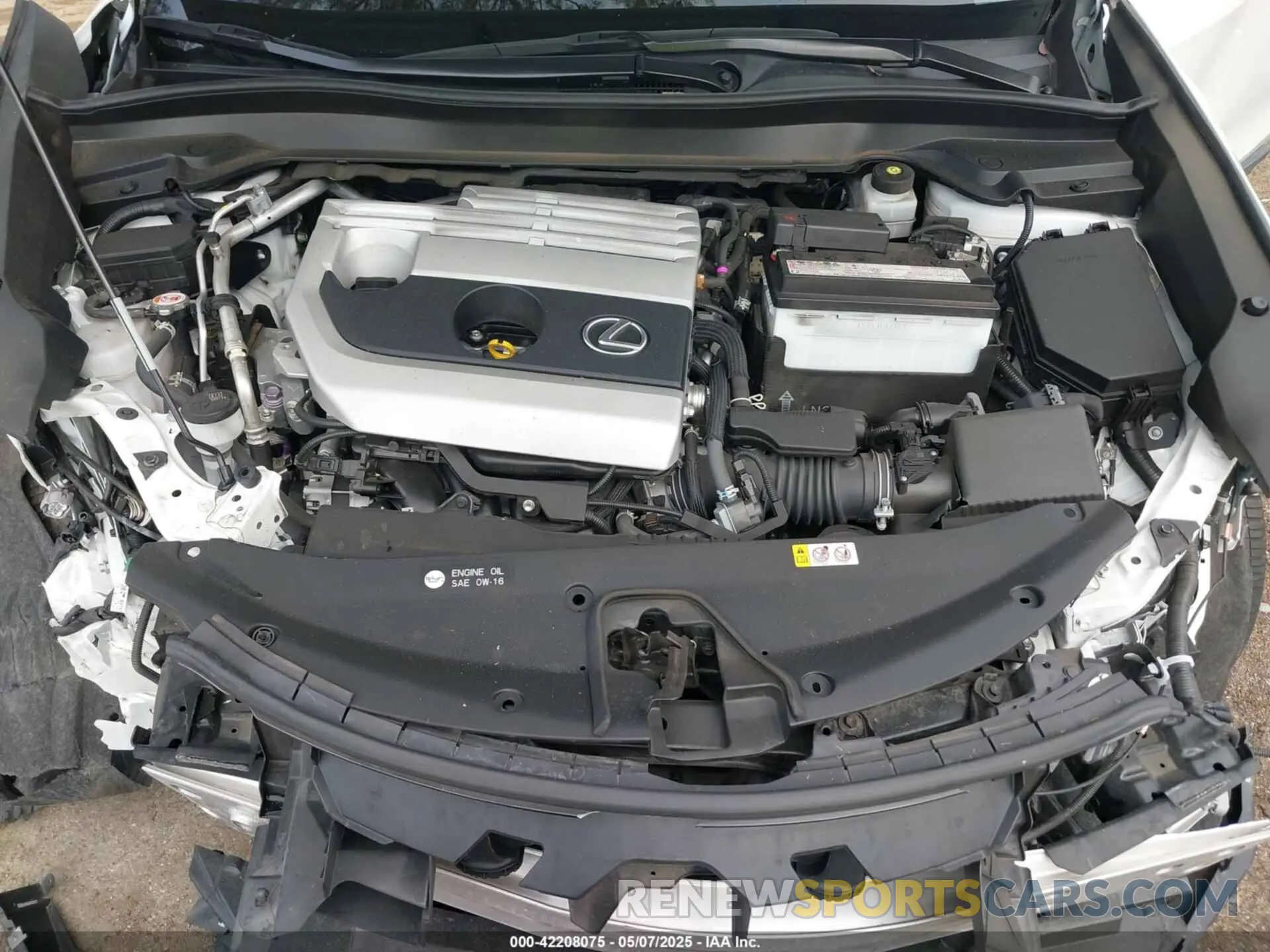 10 fotografías del automóvil dañado JTHX3JBHXM2037760 LEXUS UX 200 2021