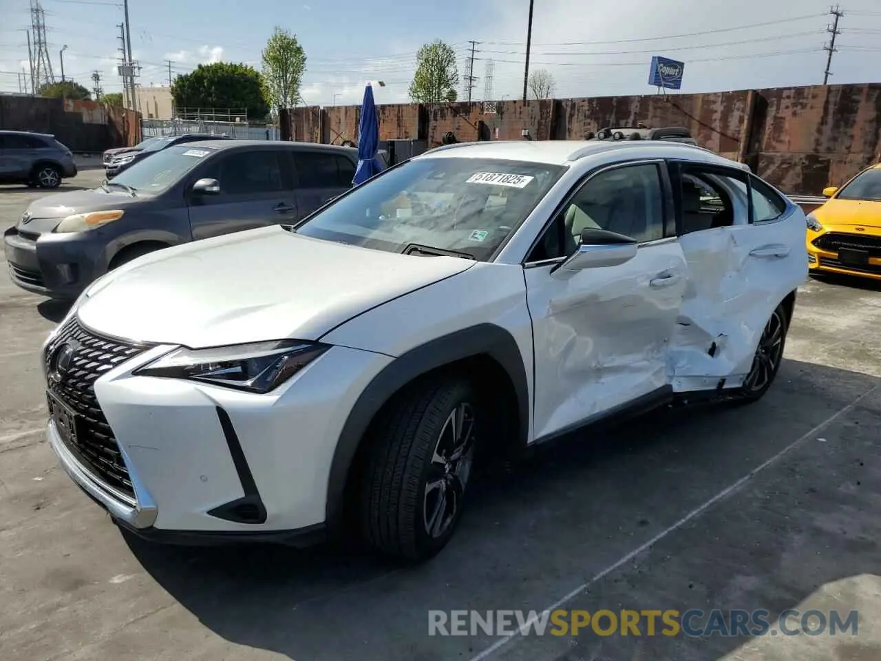 1 fotografías del automóvil dañado JTHX3JBHXM2038035 LEXUS UX 200 2021