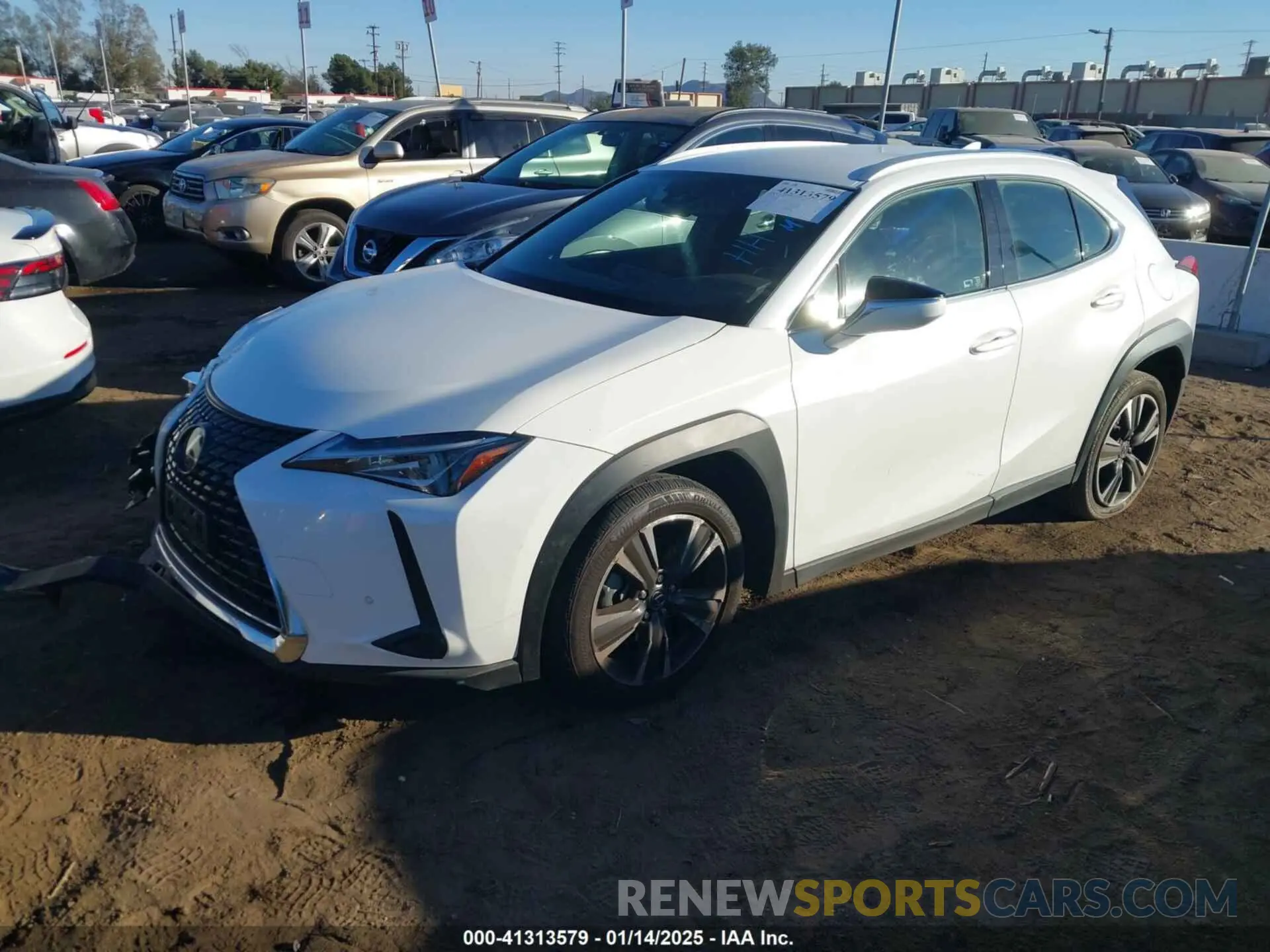 2 fotografías del automóvil dañado JTHX3JBH7N2050208 LEXUS UX 200 2022