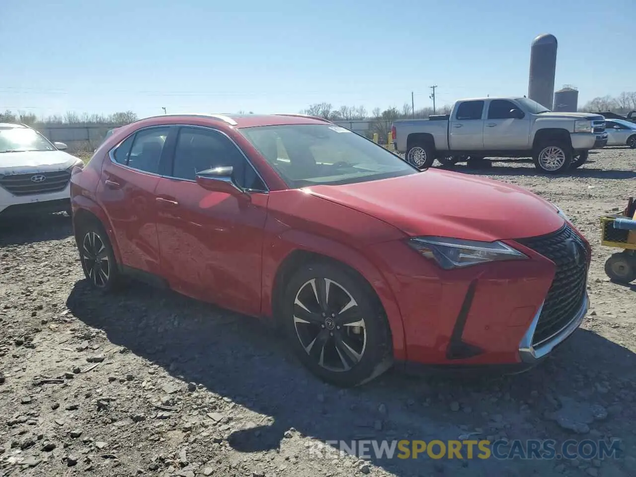 4 fotografías del automóvil dañado JTHP3JBH1N2046820 LEXUS UX 200 BAS 2022