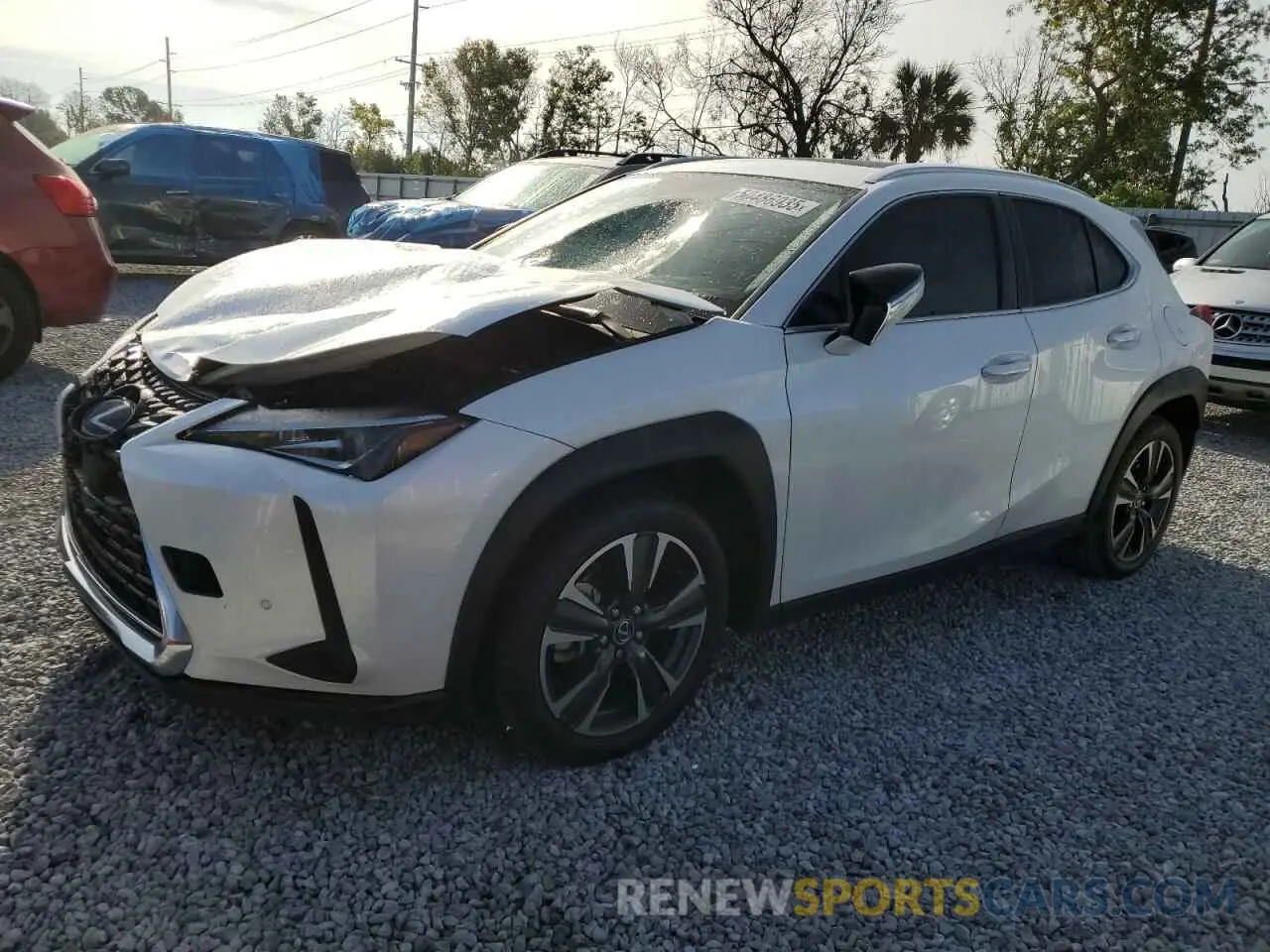1 fotografías del automóvil dañado JTHX3JBH5N2048750 LEXUS UX 200 BAS 2022
