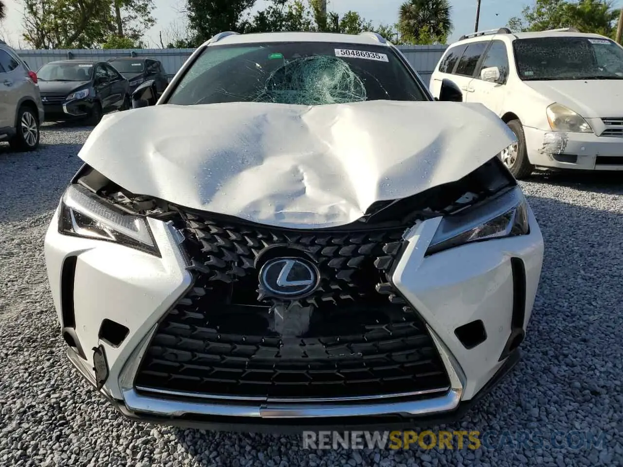 5 fotografías del automóvil dañado JTHX3JBH5N2048750 LEXUS UX 200 BAS 2022