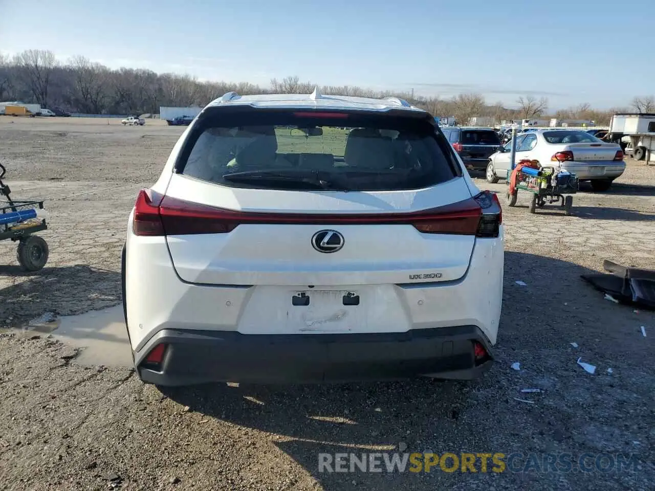 6 fotografías del automóvil dañado JTHX3JBH6N2048210 LEXUS UX 200 BAS 2022