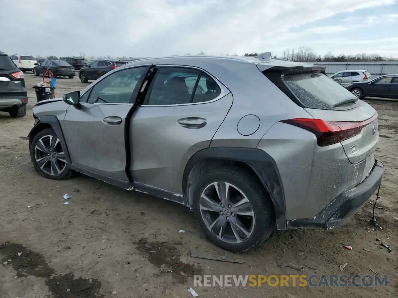 2 fotografías del automóvil dañado JTHX3JBH6N2051446 LEXUS UX 200 BAS 2022