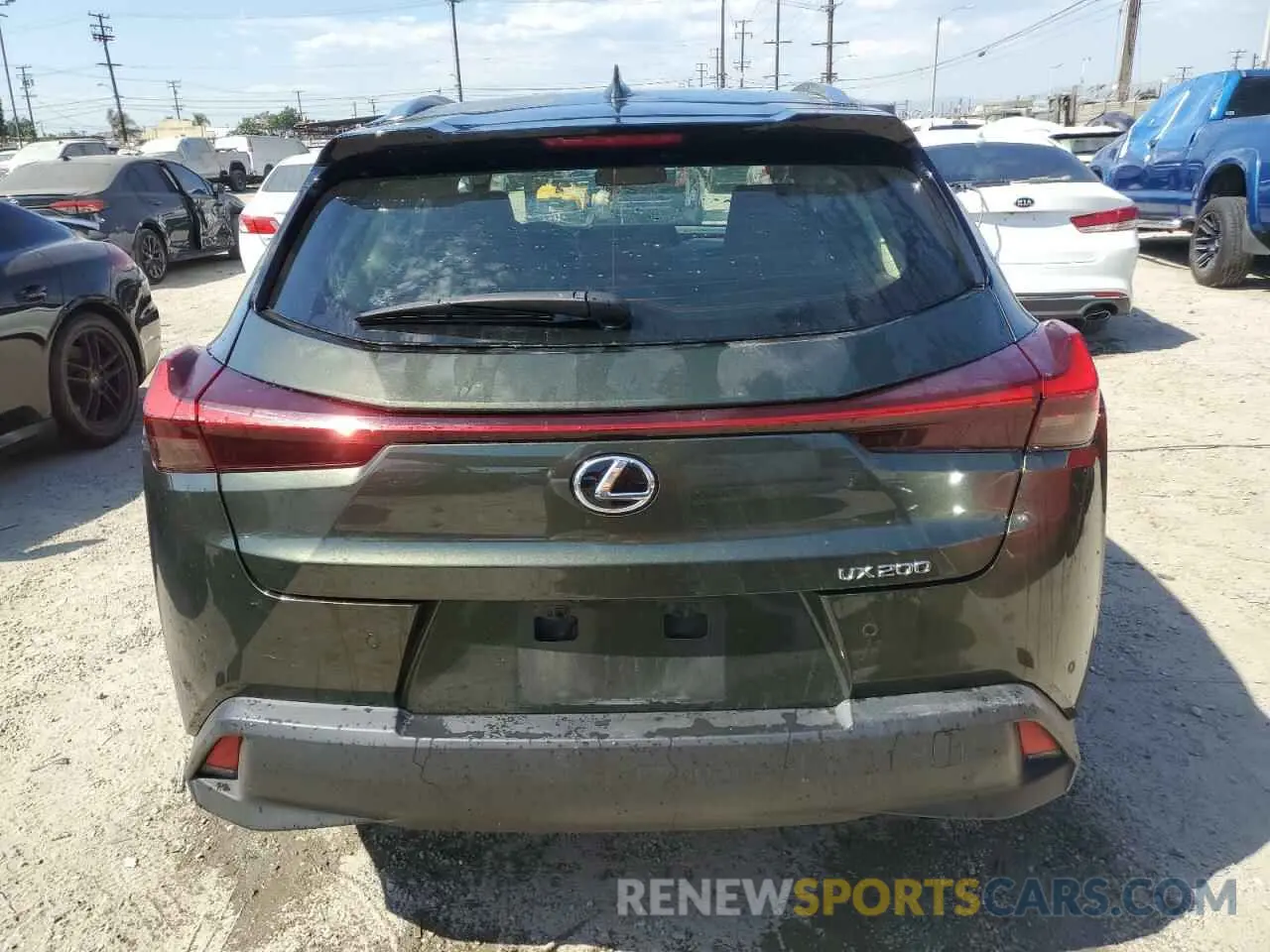6 fotografías del automóvil dañado JTHX3JBH9N2053479 LEXUS UX 200 BAS 2022