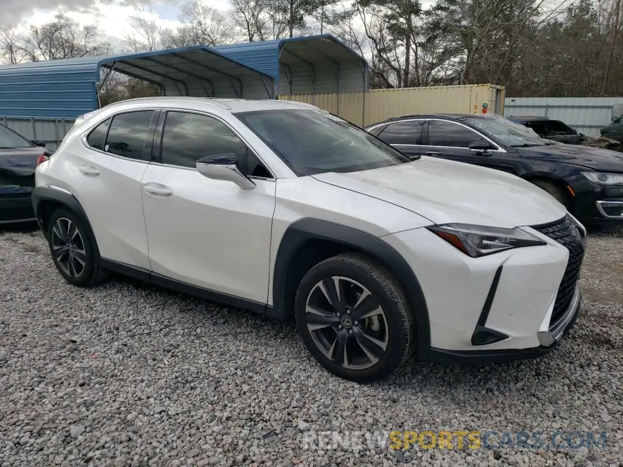 4 fotografías del automóvil dañado JTHX3JBHXN2056486 LEXUS UX 200 BAS 2022