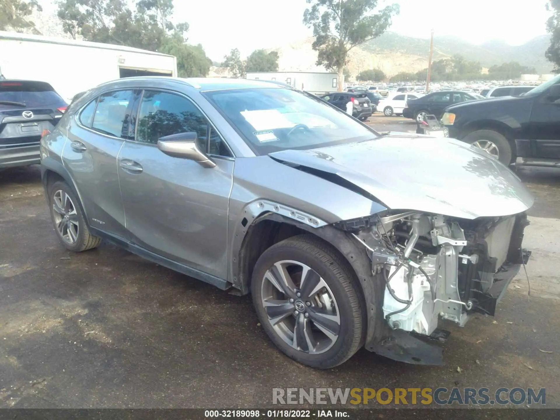 1 fotografías del automóvil dañado JTHU9JBH8K2007218 LEXUS UX 2019