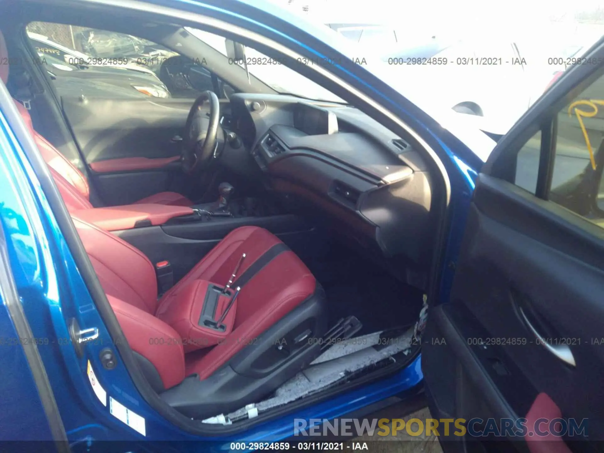 5 fotografías del automóvil dañado JTHU9JBH9K2010158 LEXUS UX 2019