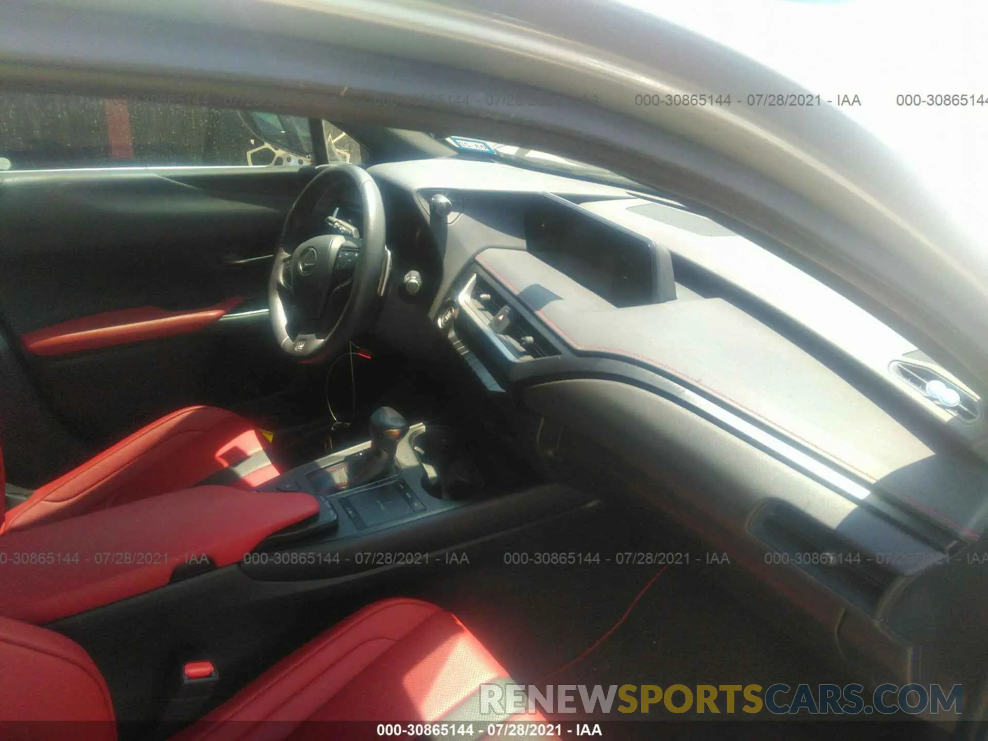 5 fotografías del automóvil dañado JTHY3JBH1K2003711 LEXUS UX 2019