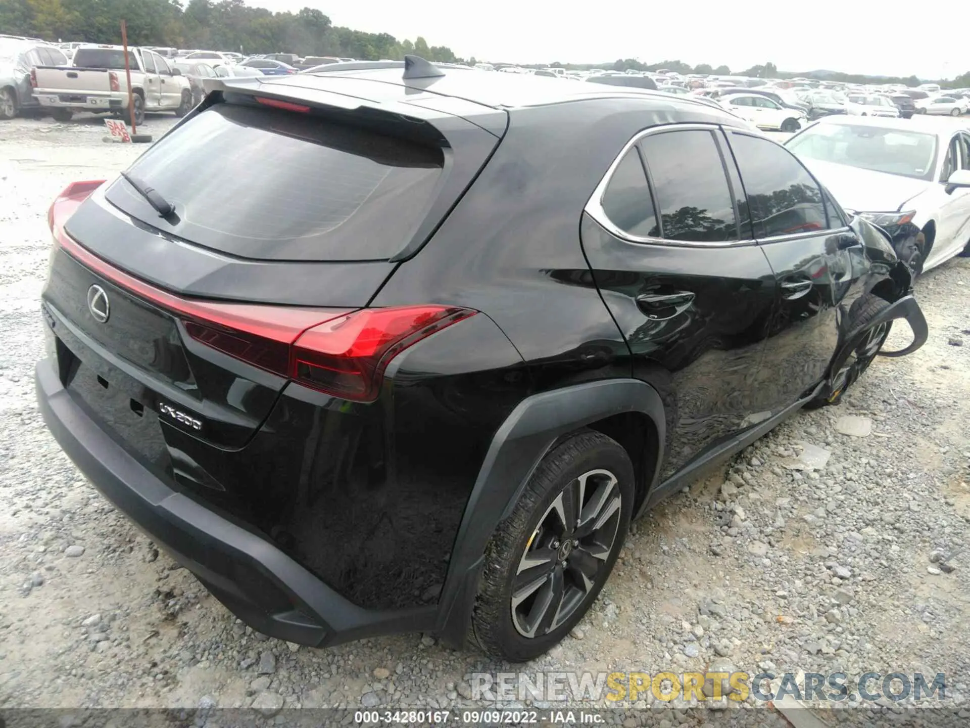 4 fotografías del automóvil dañado JTHY3JBH2K2015866 LEXUS UX 2019