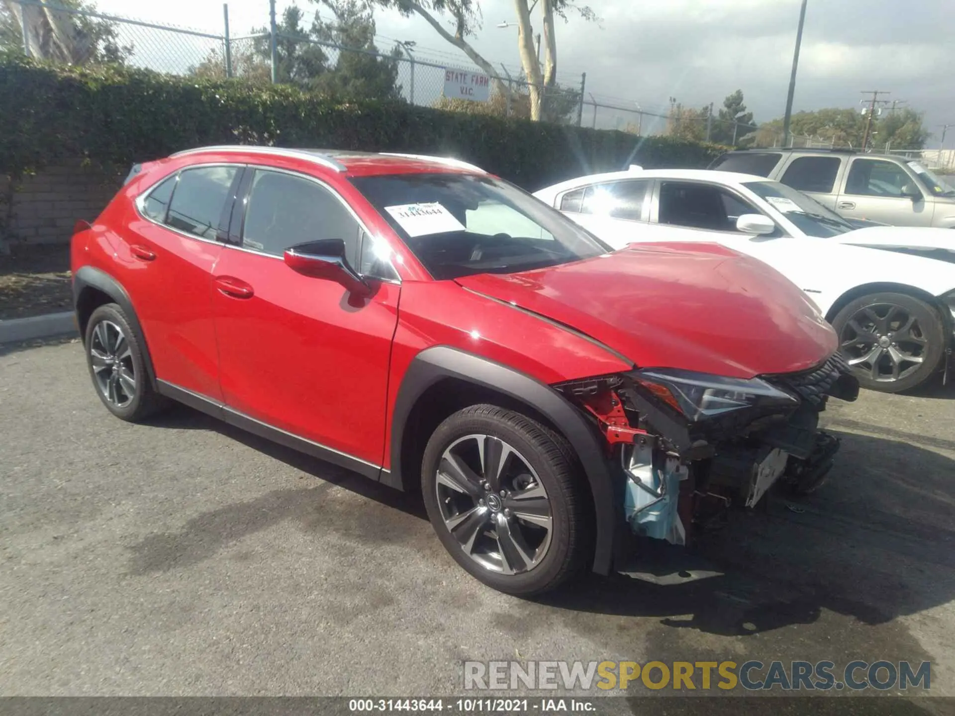 1 fotografías del automóvil dañado JTHY3JBH5K2002030 LEXUS UX 2019