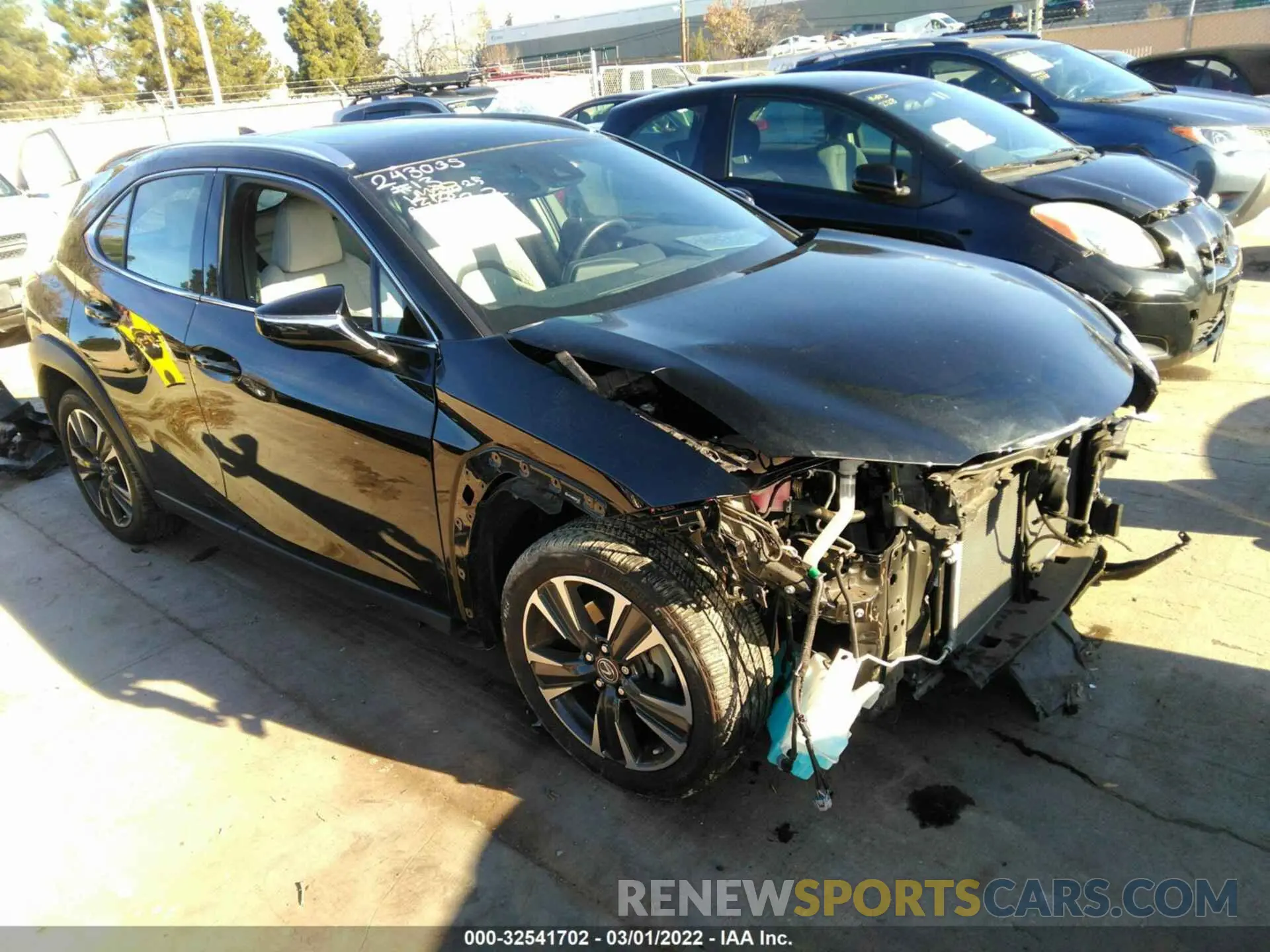 1 fotografías del automóvil dañado JTHY3JBH6K2001193 LEXUS UX 2019