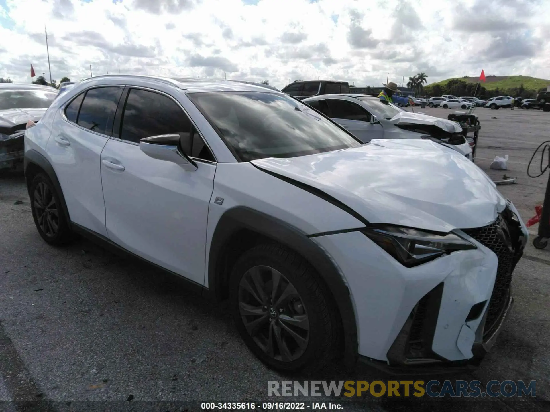 1 fotografías del automóvil dañado JTHY3JBH7K2003499 LEXUS UX 2019