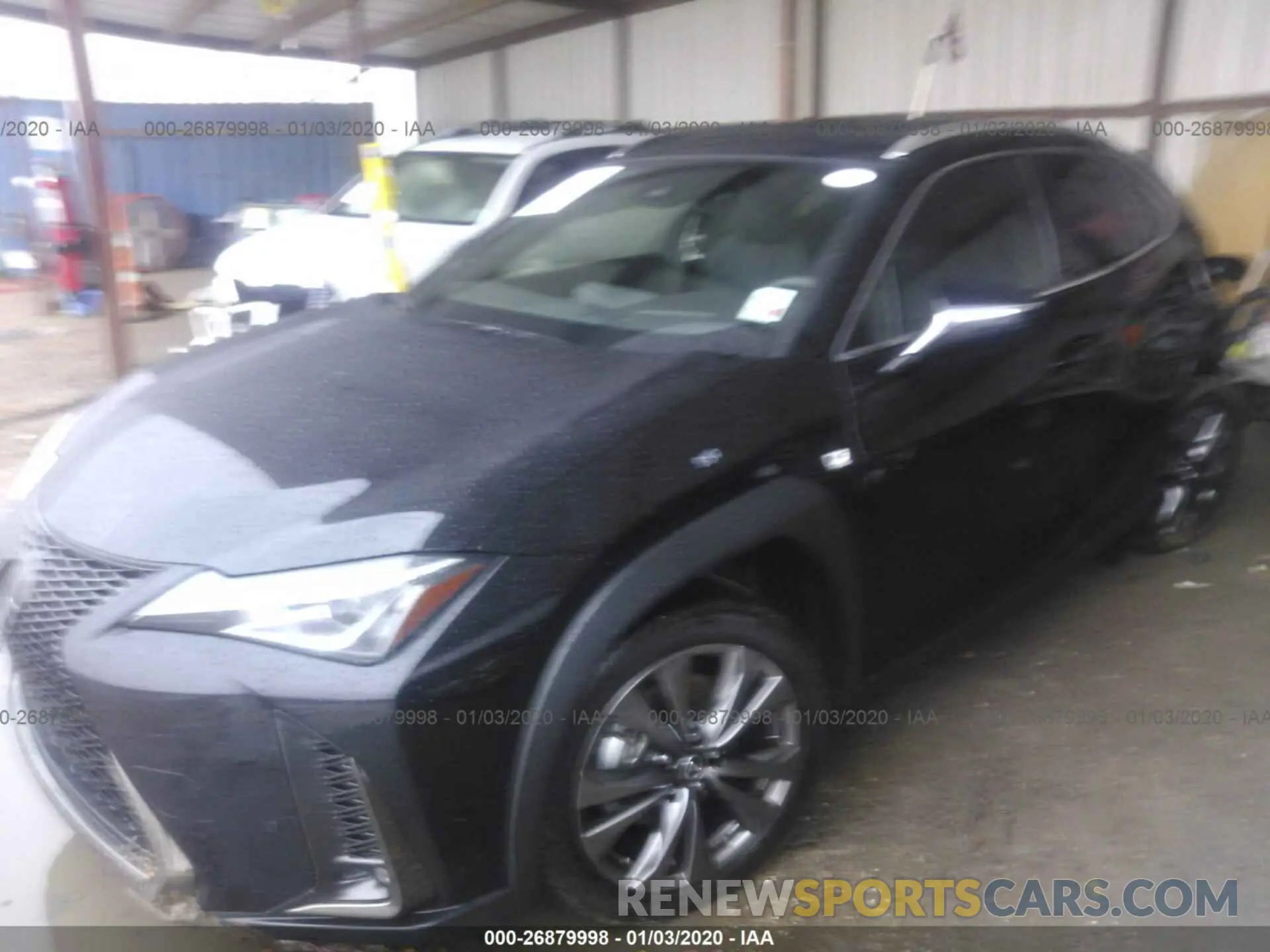 2 fotografías del automóvil dañado JTHY3JBHXK2000516 LEXUS UX 2019