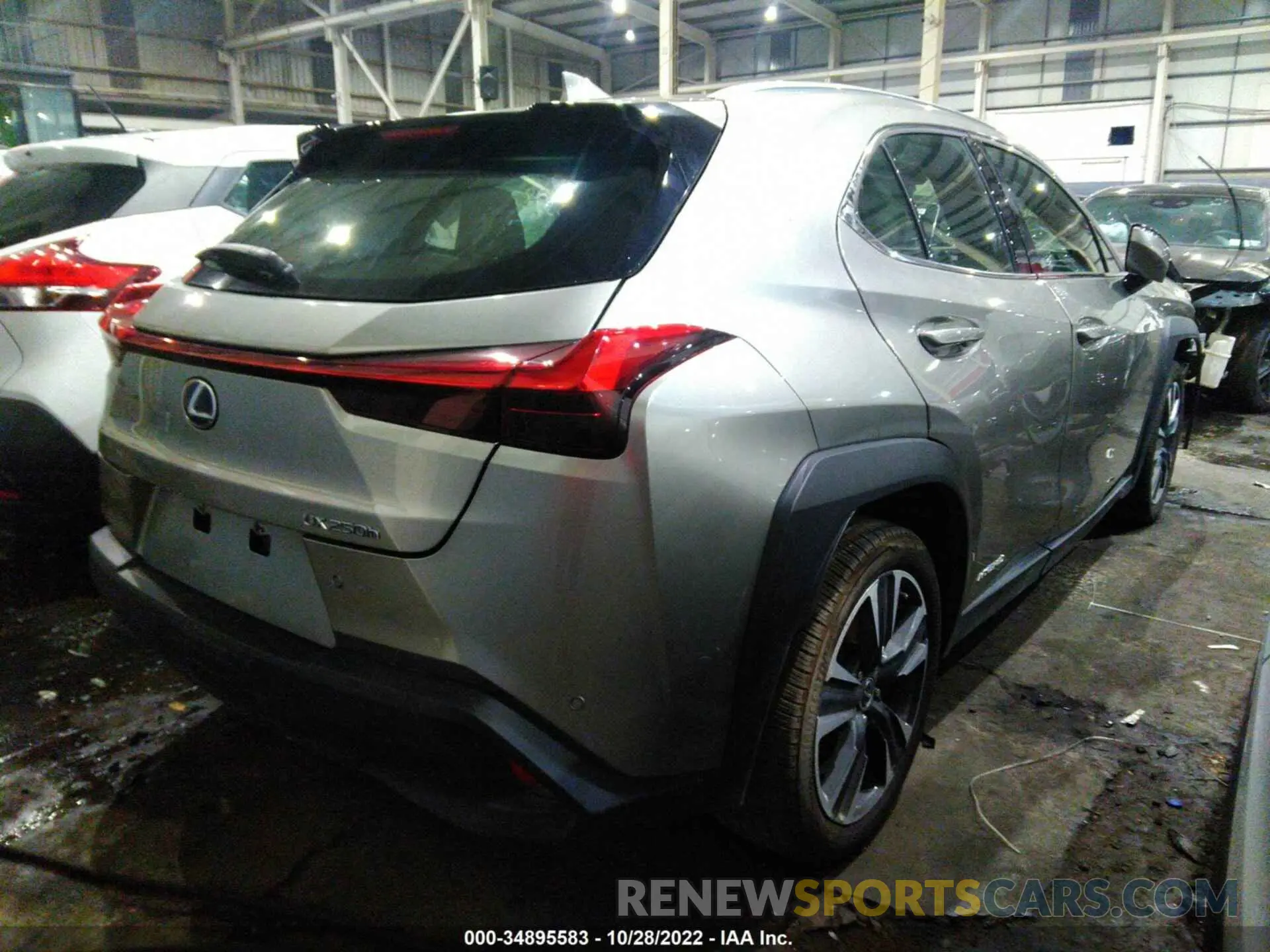 4 fotografías del automóvil dañado 00HP9JBH5L2031328 LEXUS UX 2020