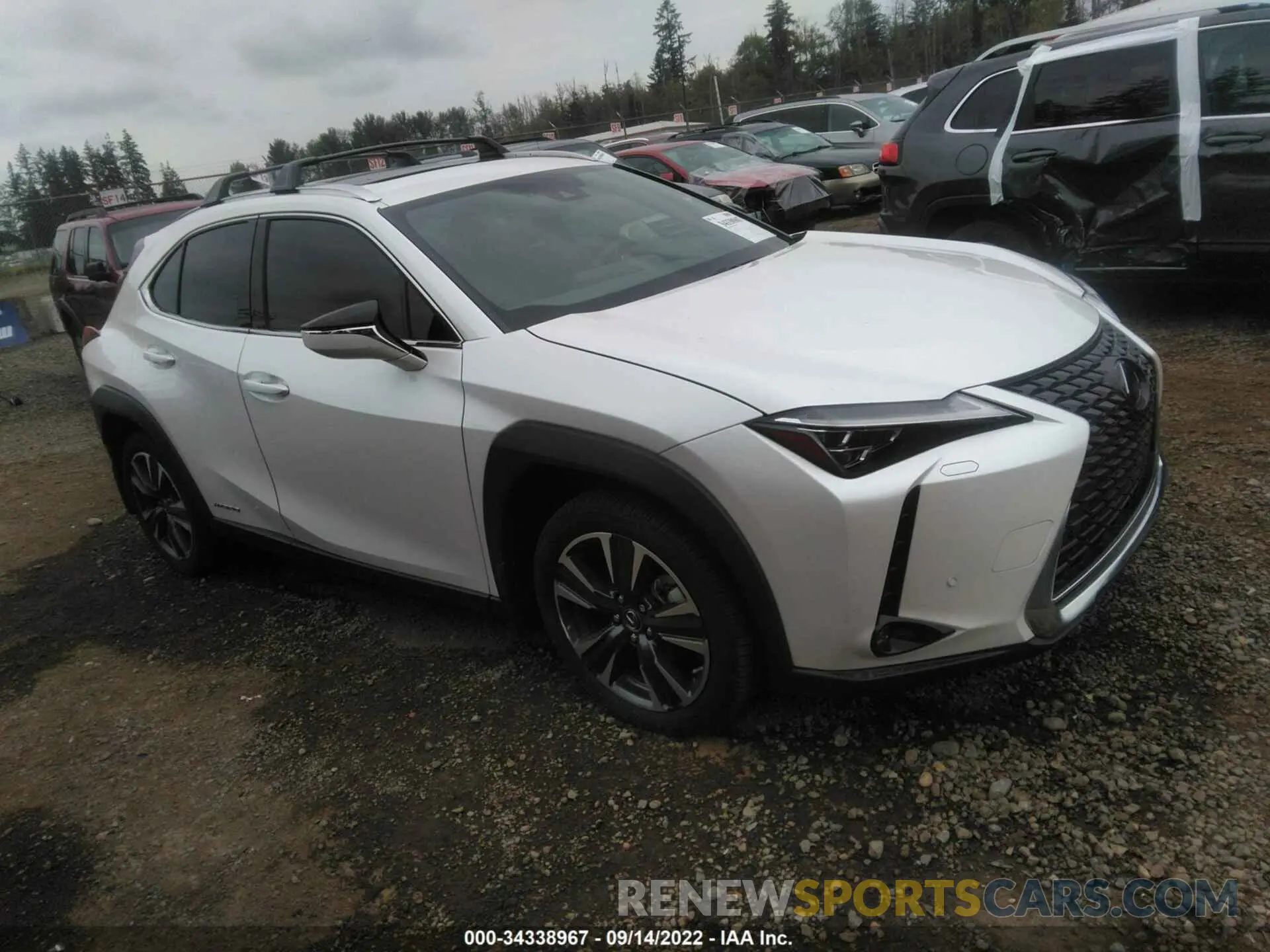 1 fotografías del automóvil dañado JTHL9JBH9L2036210 LEXUS UX 2020