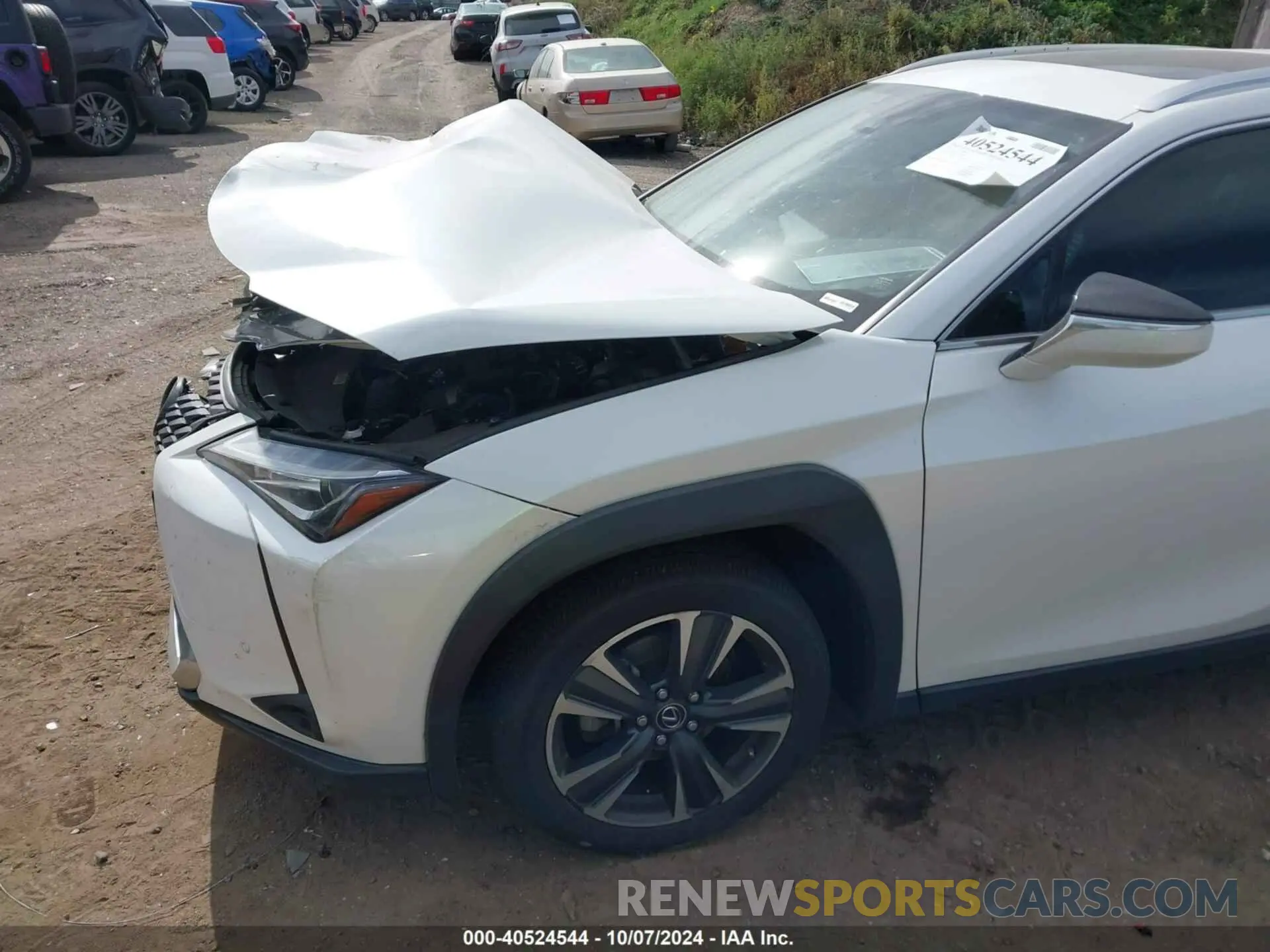 6 fotografías del automóvil dañado JTHP9JBH0L2033830 LEXUS UX 2020