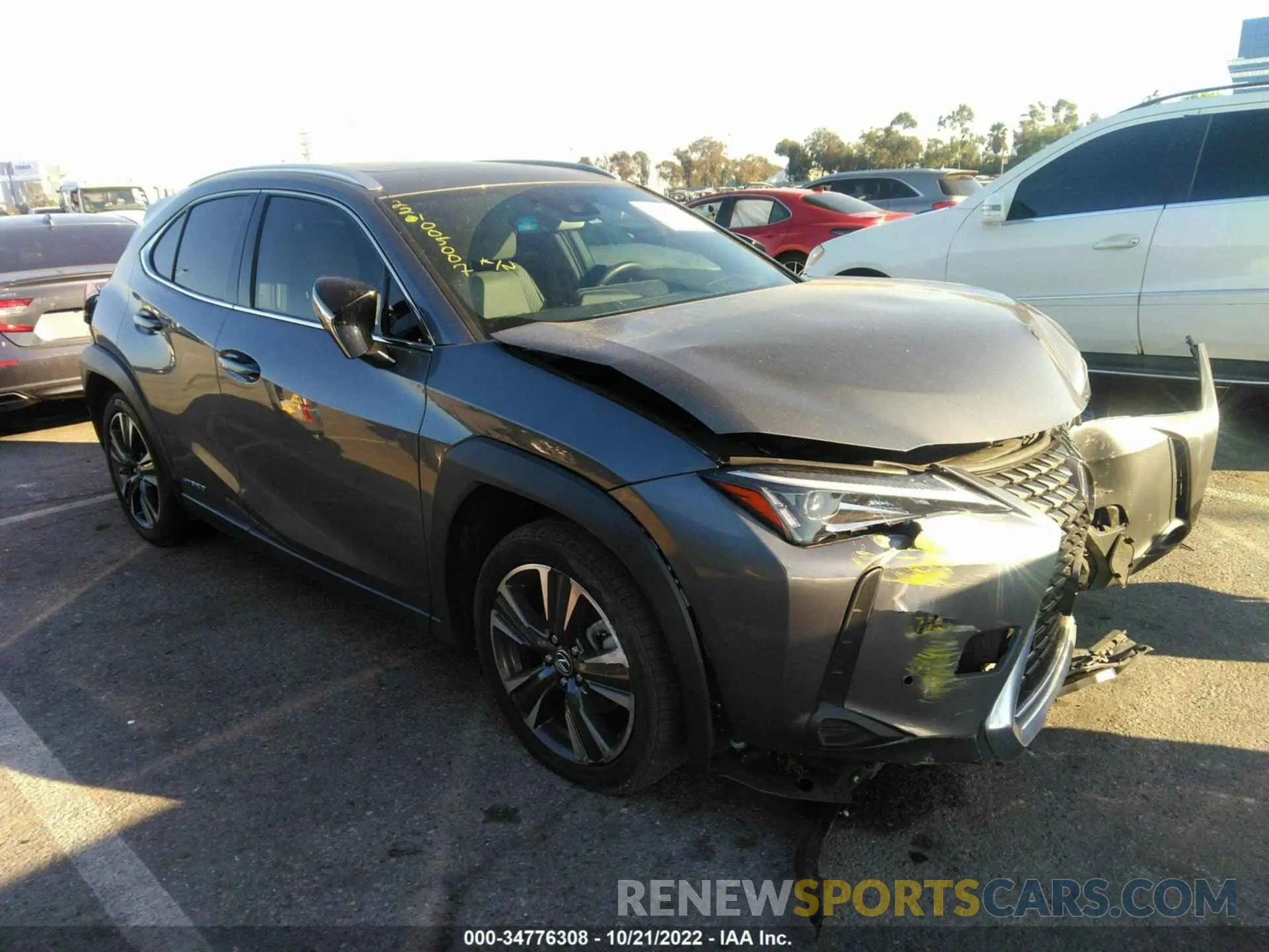 1 fotografías del automóvil dañado JTHP9JBH1L2024165 LEXUS UX 2020