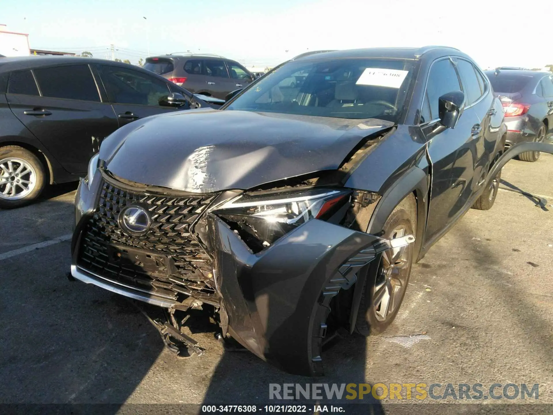 6 fotografías del automóvil dañado JTHP9JBH1L2024165 LEXUS UX 2020