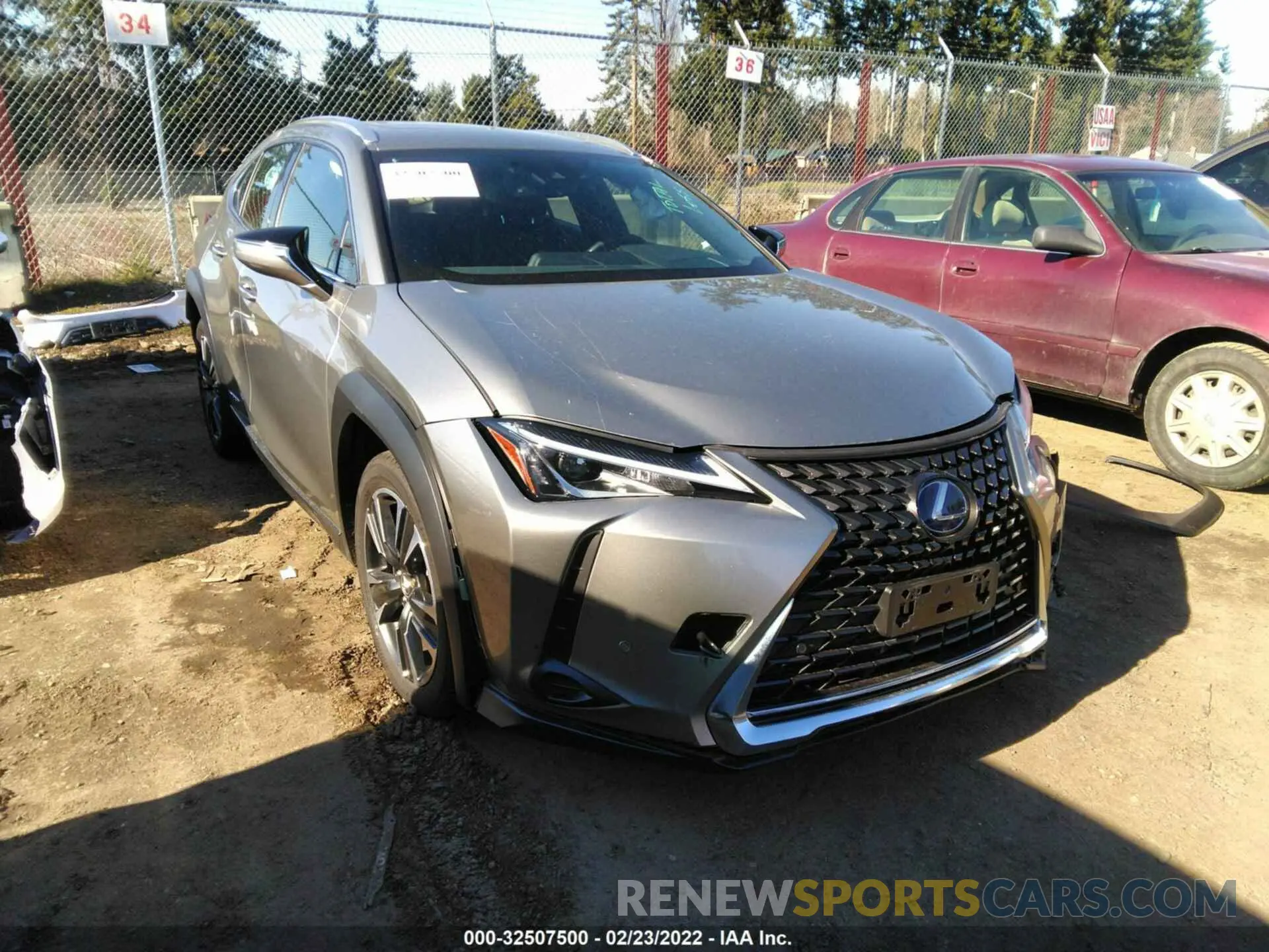 1 fotografías del automóvil dañado JTHP9JBH1L2030788 LEXUS UX 2020