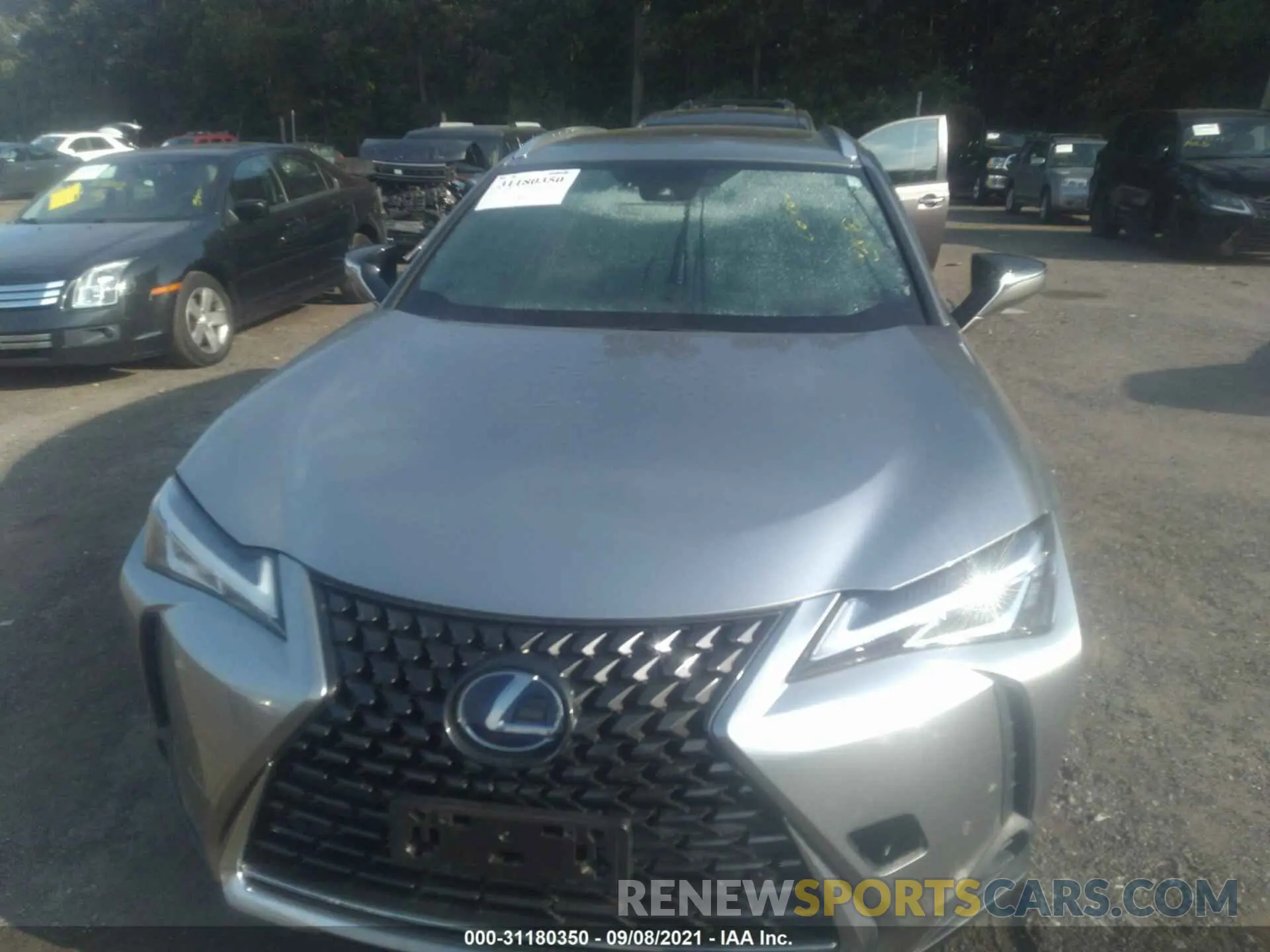 6 fotografías del automóvil dañado JTHP9JBH2L2025826 LEXUS UX 2020